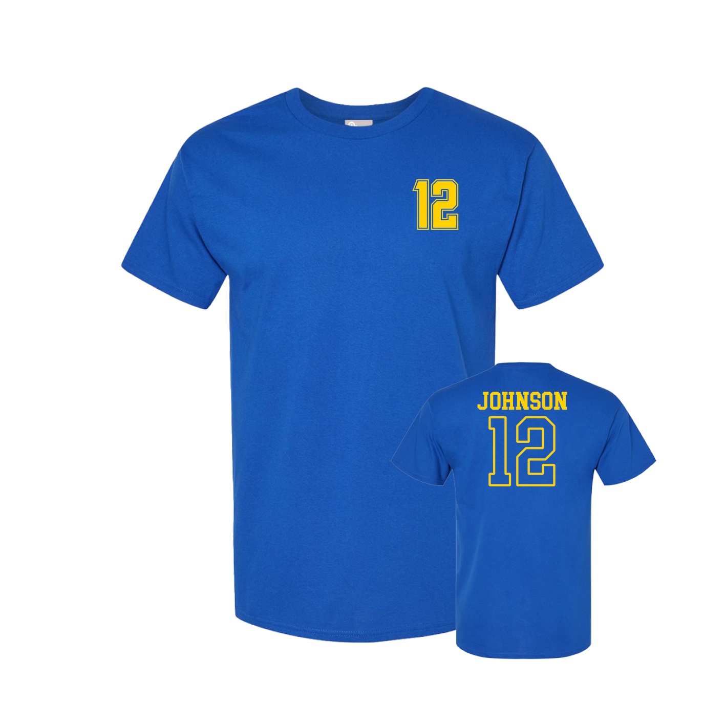 Youth Tee — Chest Back in Royal