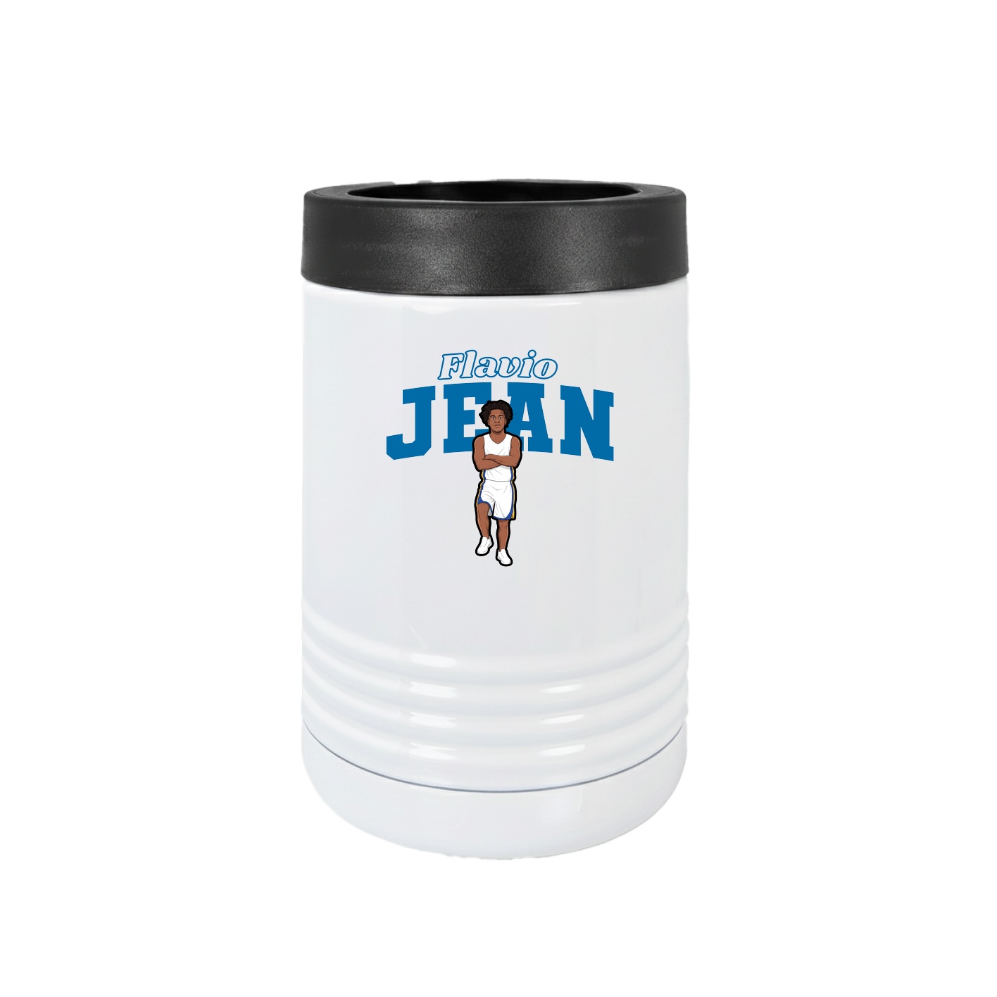 Beverage Holder — Name Arch in White