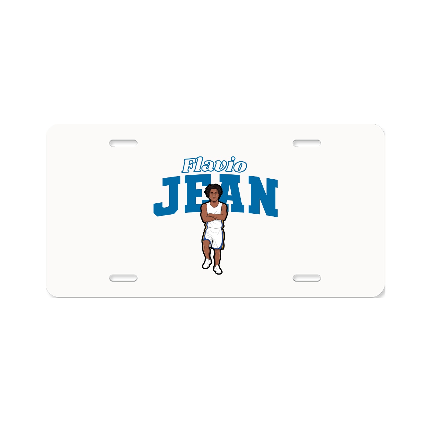 License Plate — Name Arch in Classic