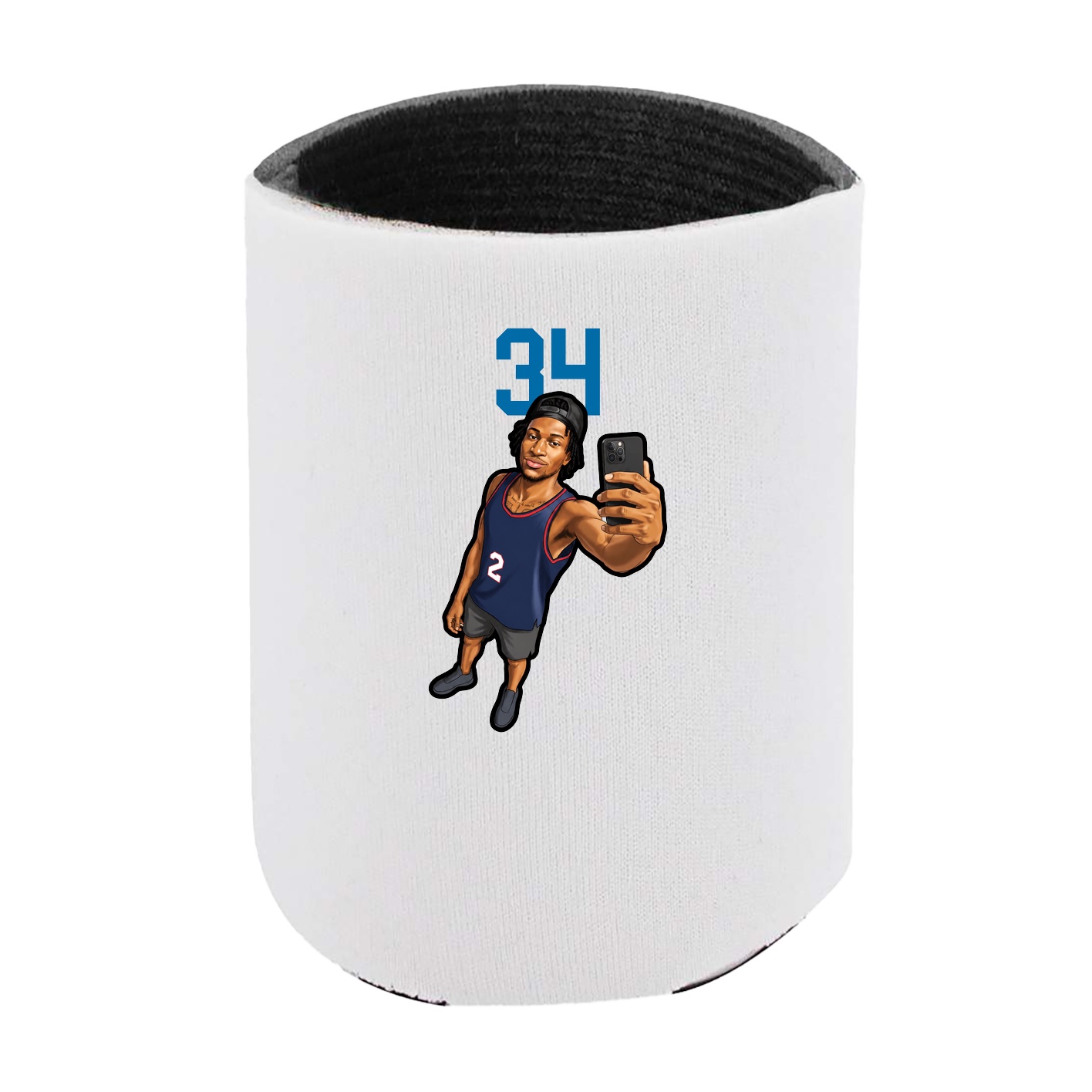 Can Holder — Number Top in White