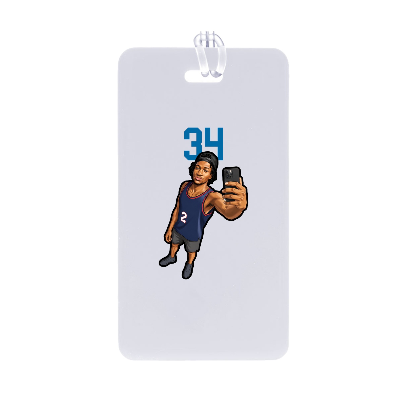 Bag Tag — Number Top in Classic