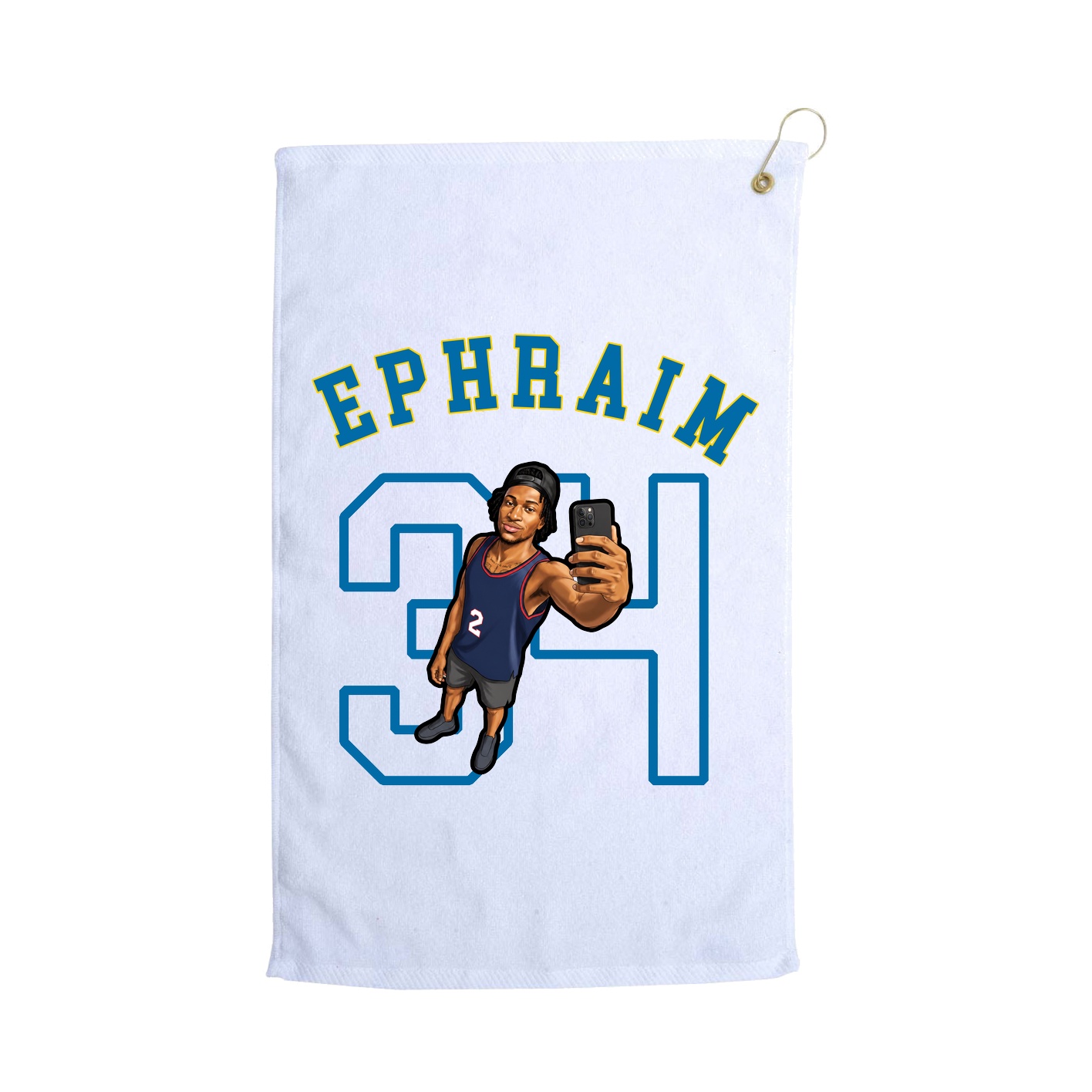Golf Towel — Shirsey Arch in White