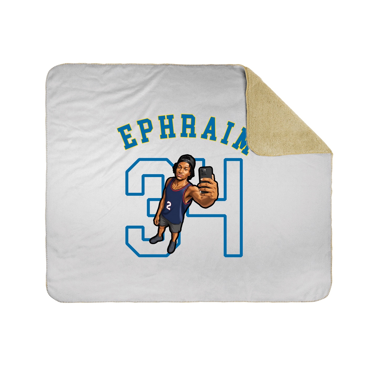 Throw Blanket — Shirsey Arch in White
