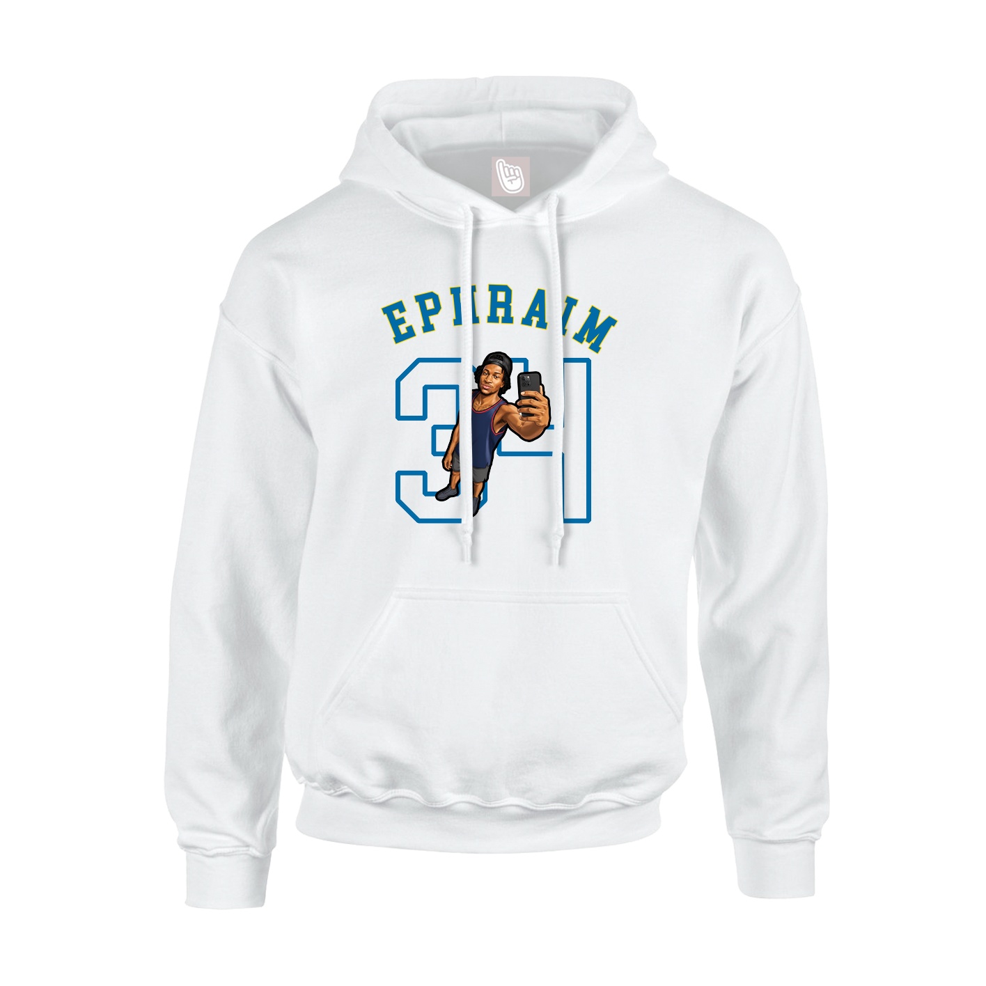 Hoodie — Shirsey Arch in White