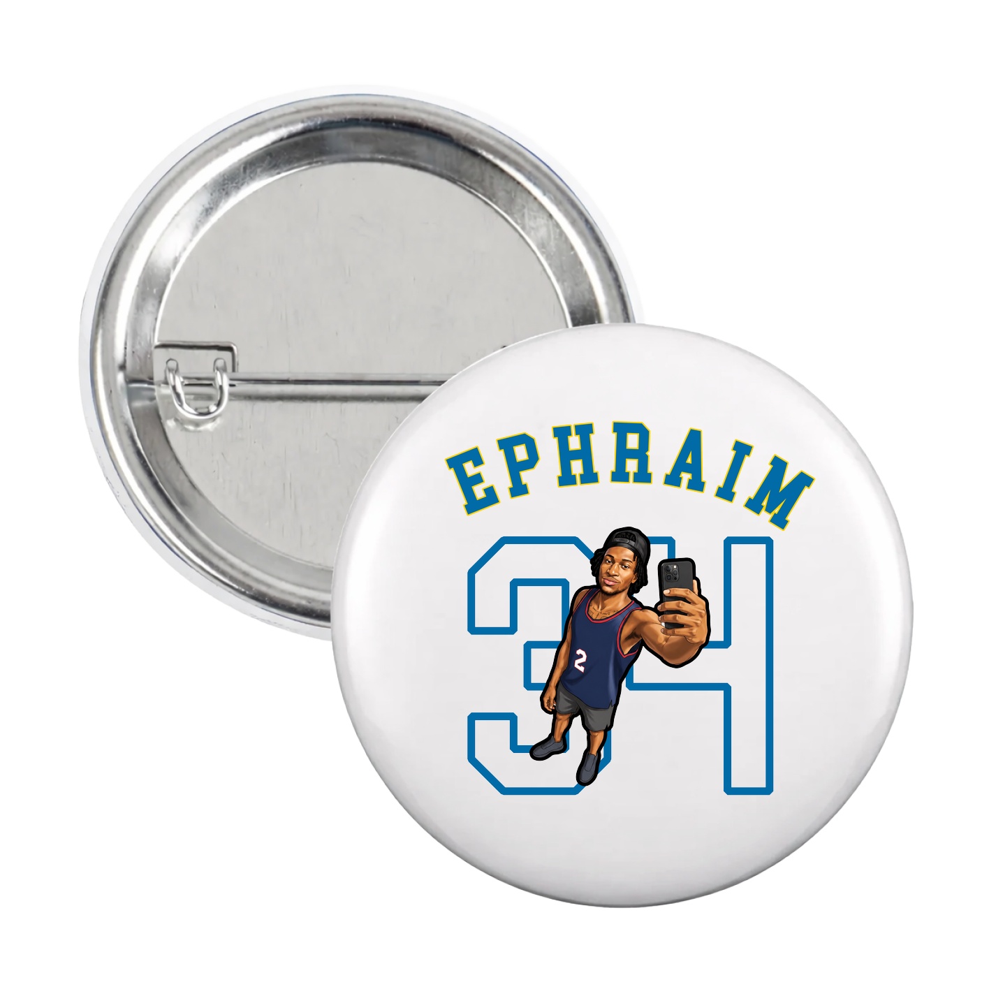 Game Day Button — Shirsey Arch in White