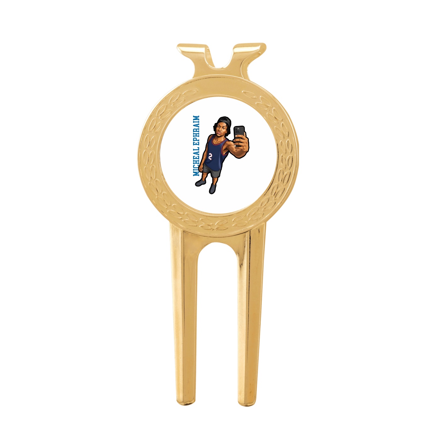 Divot Tool with Ball Marker — Name Vertical in Classic