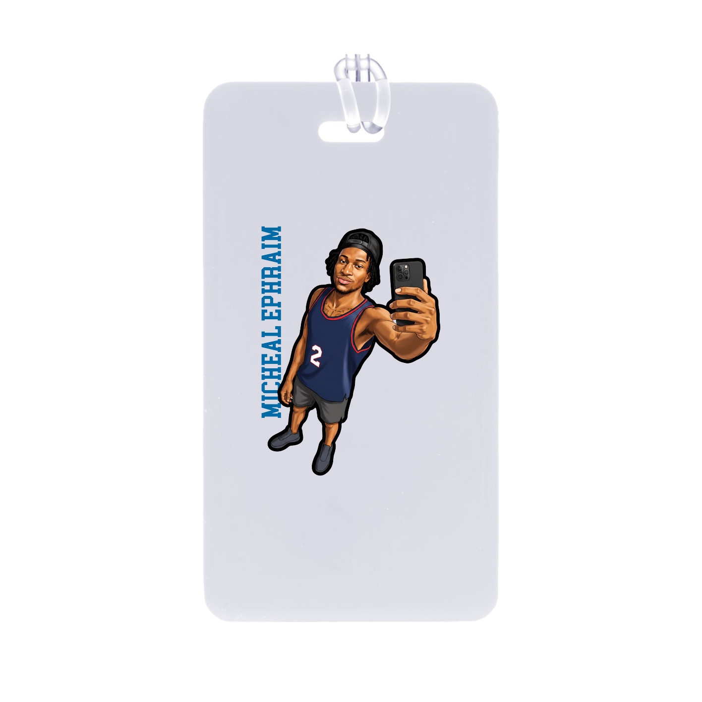 Bag Tag — Name Vertical in Classic