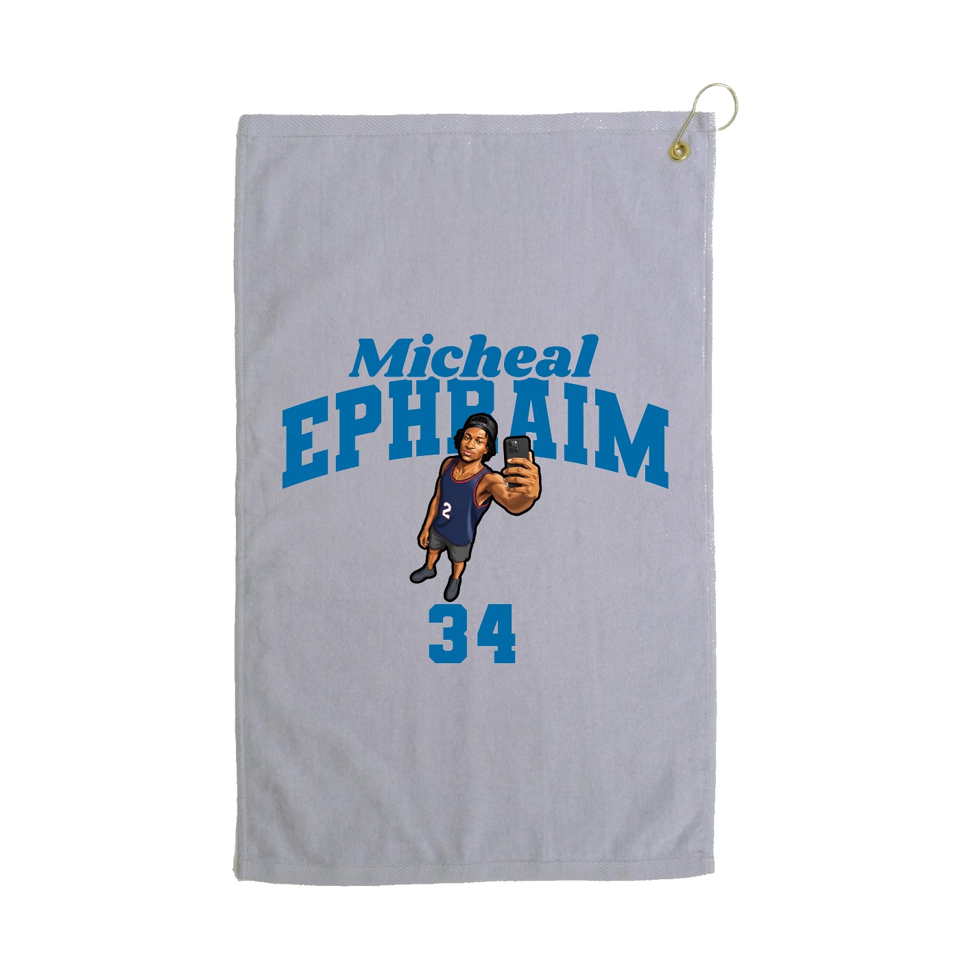 Golf Towel — Signature Arch in Grey