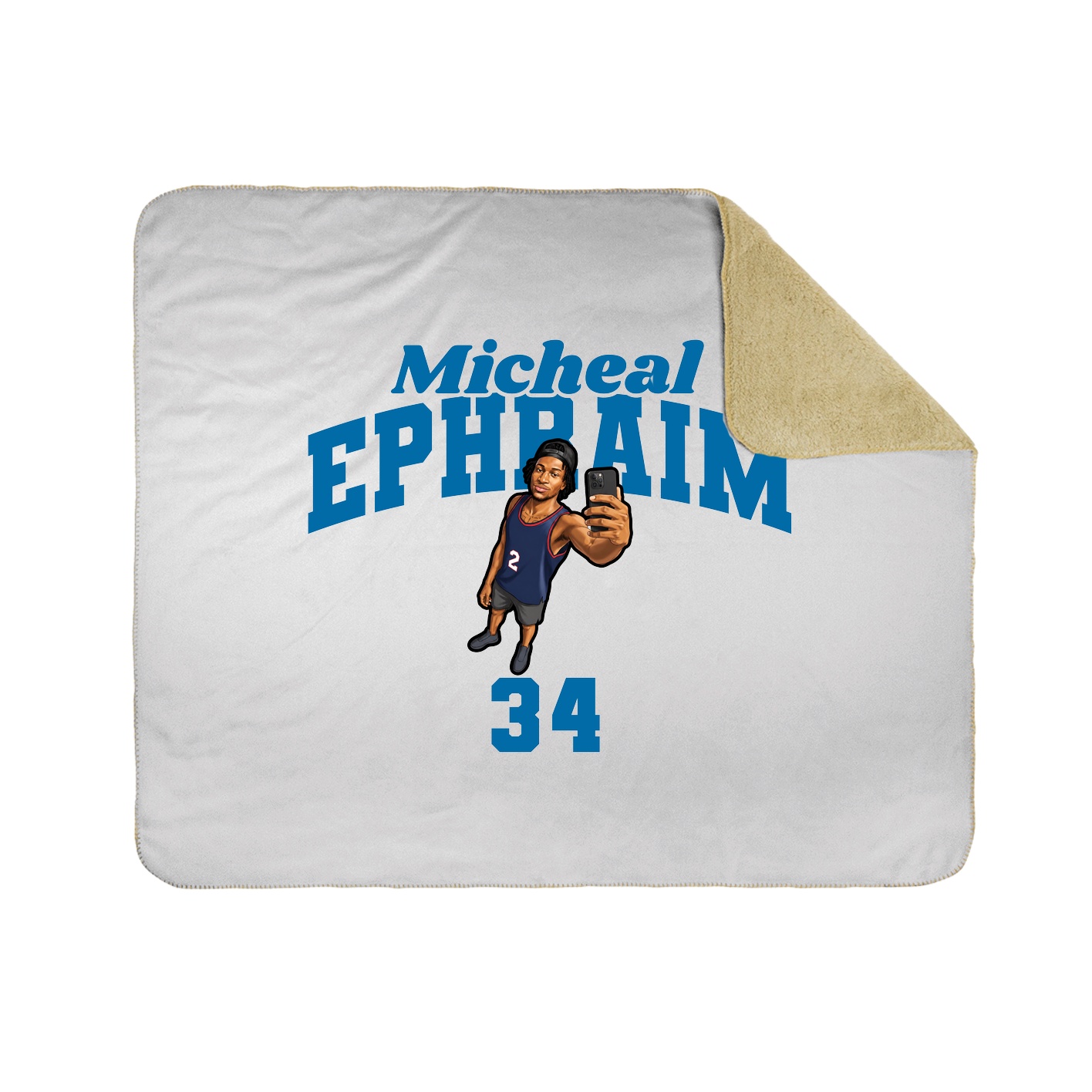 Throw Blanket — Signature Arch in White