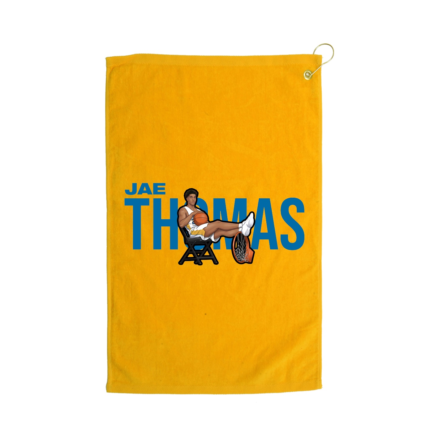 Golf Towel — Player Name in Gold