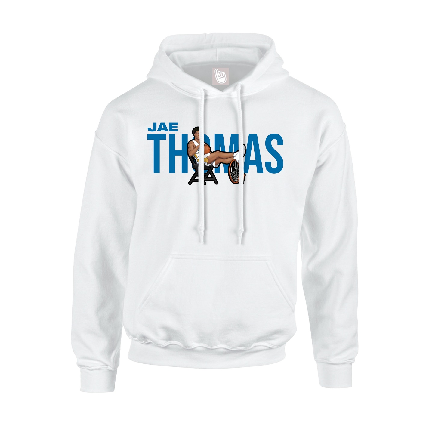 Hoodie — Player Name in White