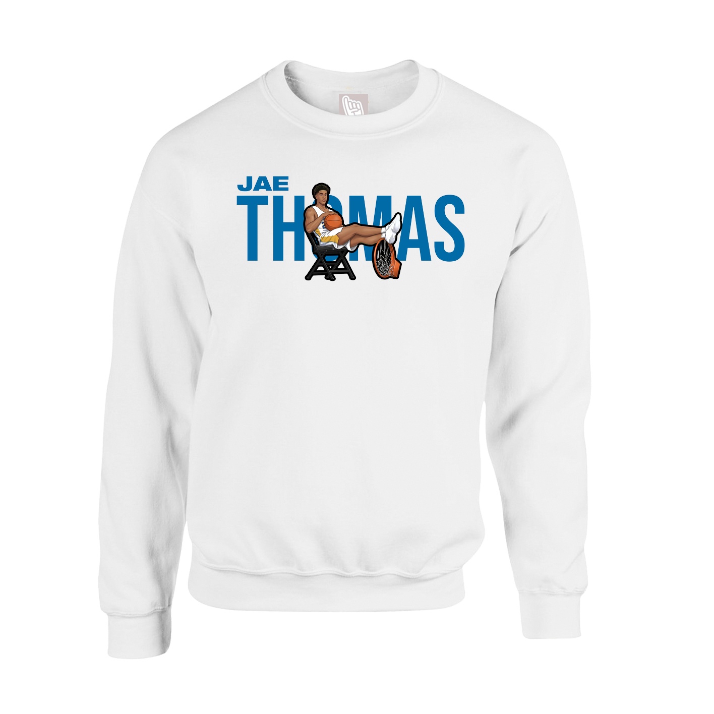 Fleece Crew — Player Name in White