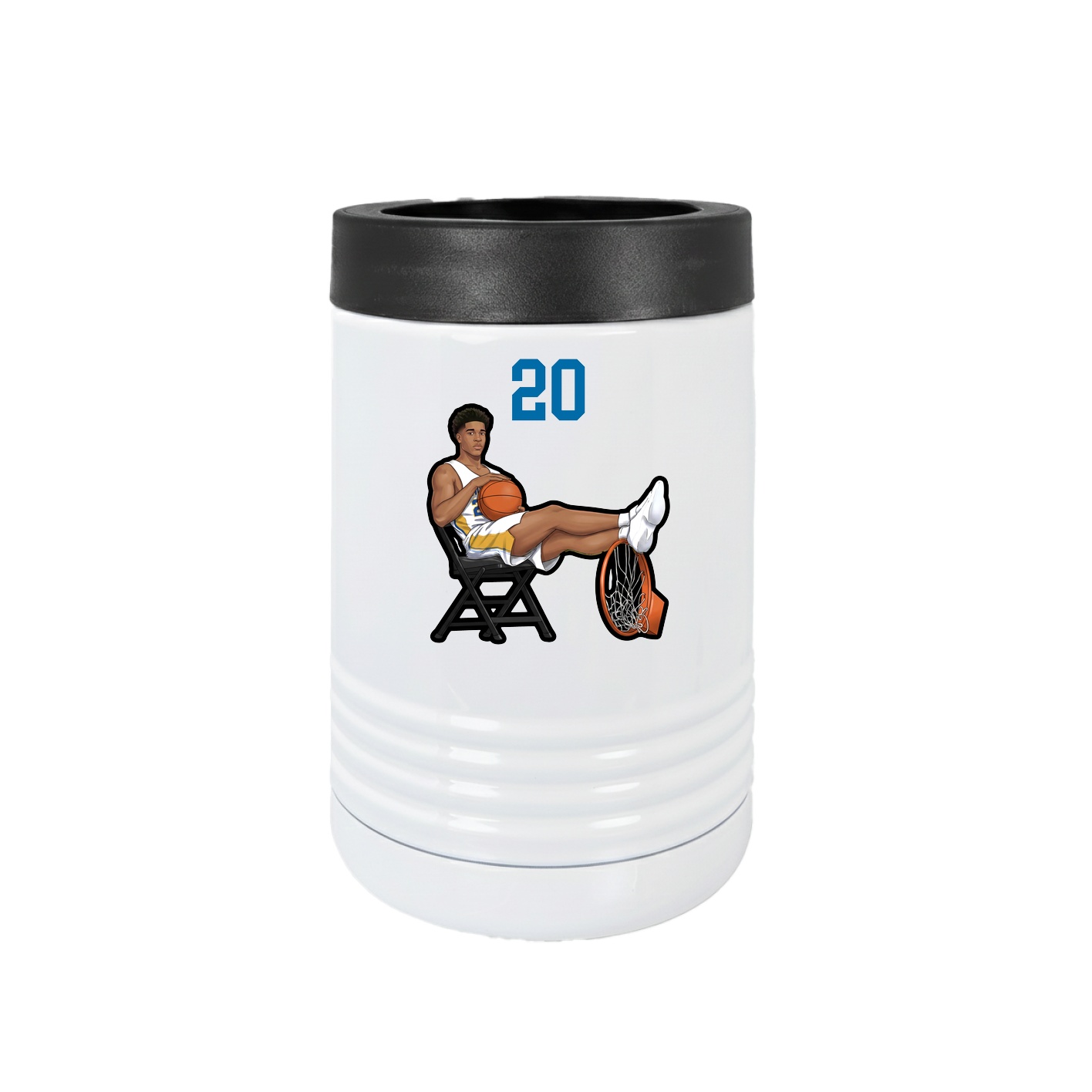 Beverage Holder — Number Top in White