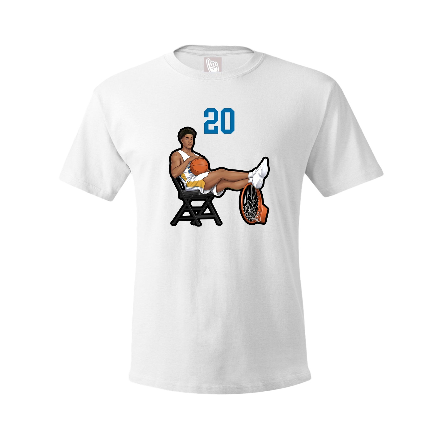 Tee — Number Top in White