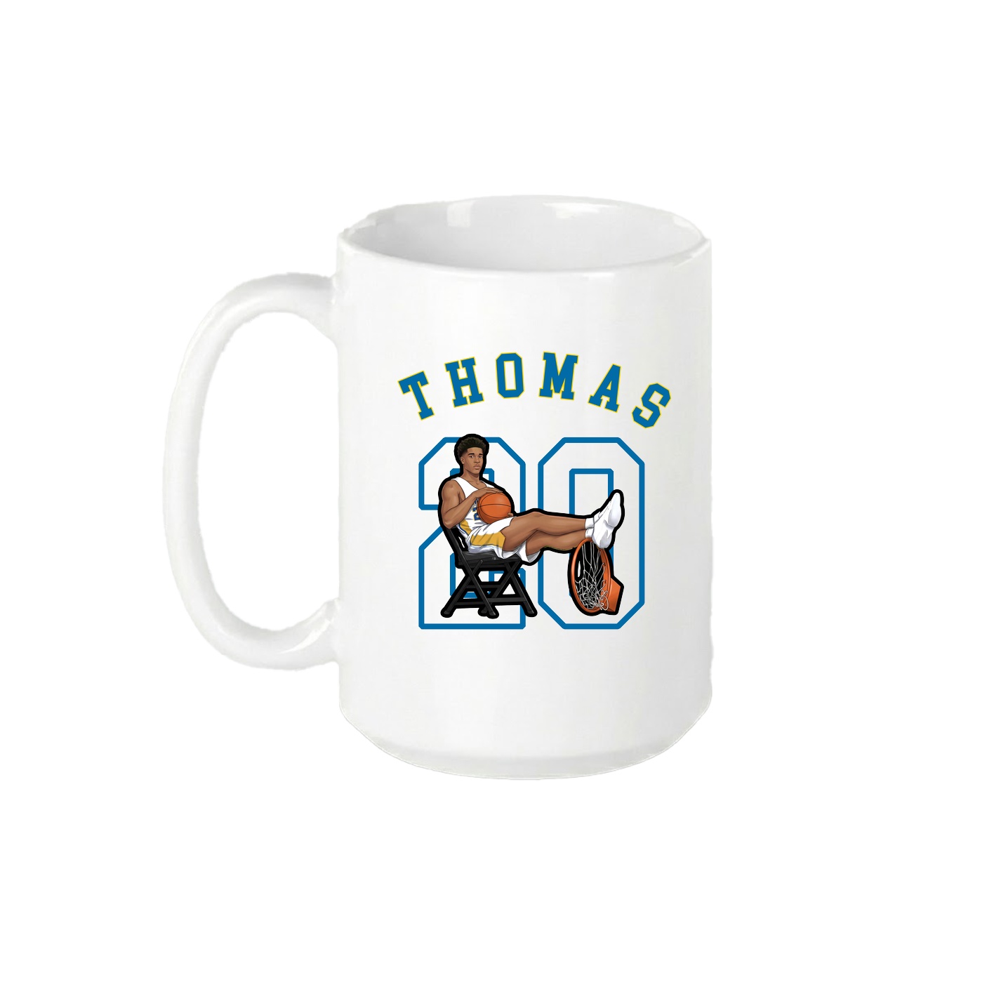 15oz Coffee Mug — Shirsey Arch in White