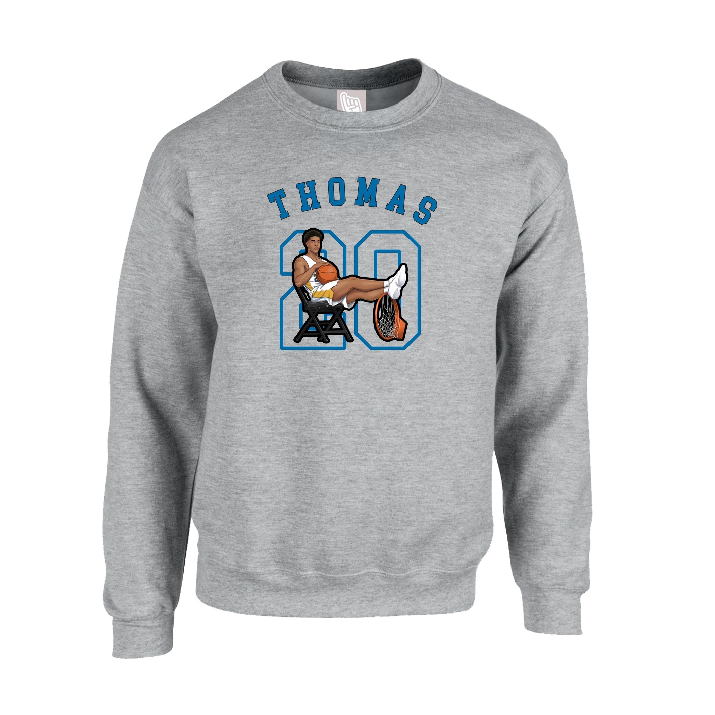 Fleece Crew — Shirsey Arch in Grey