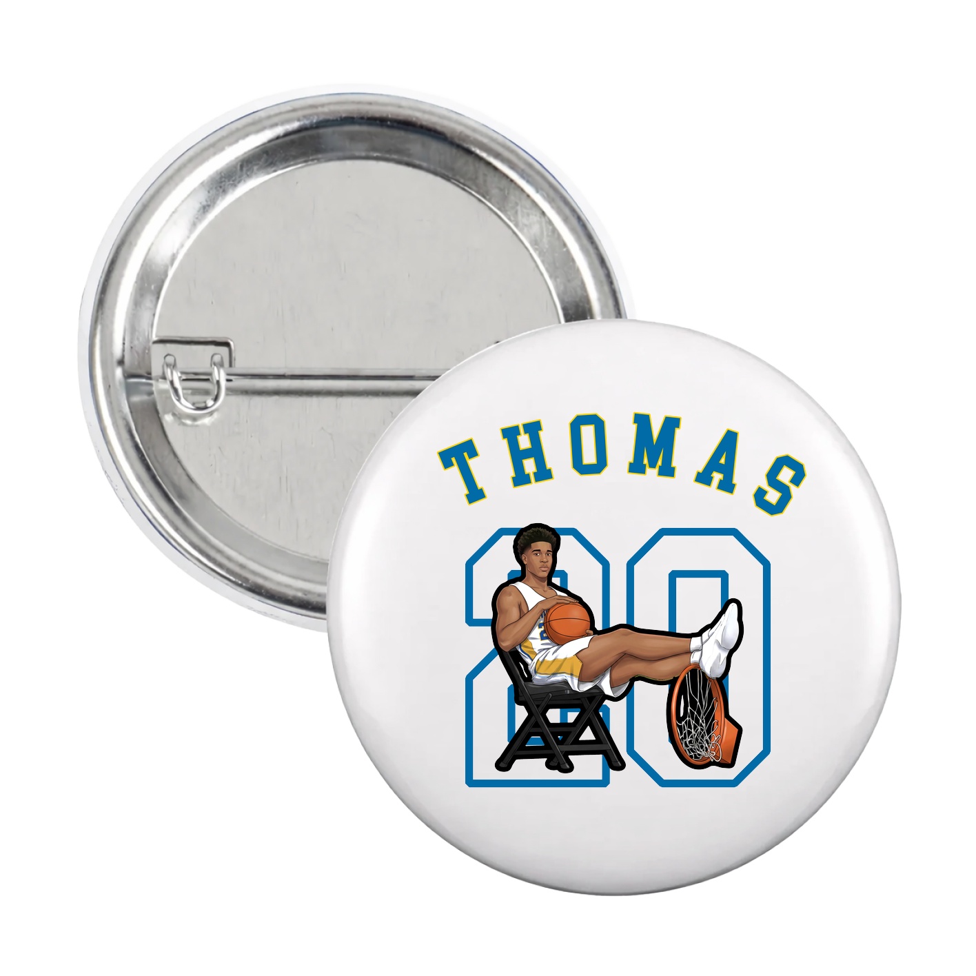 Game Day Button — Shirsey Arch in White