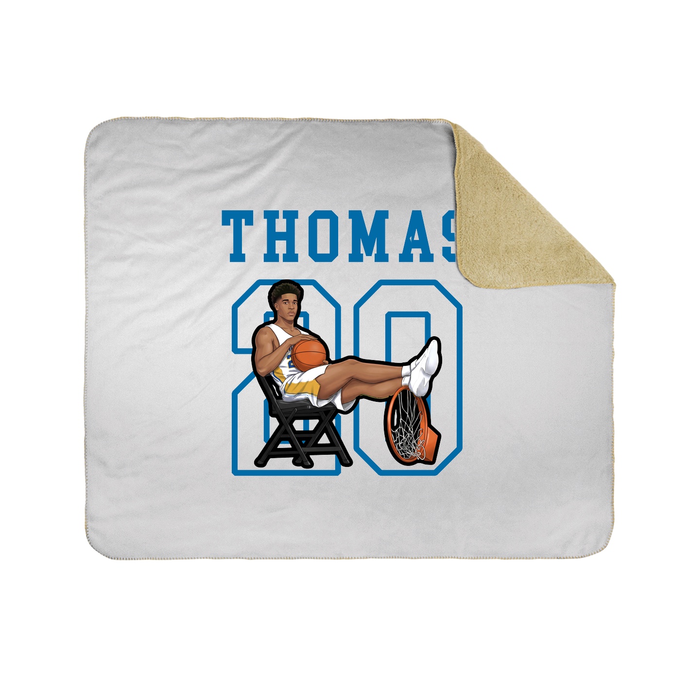 Throw Blanket — Shirsey in White