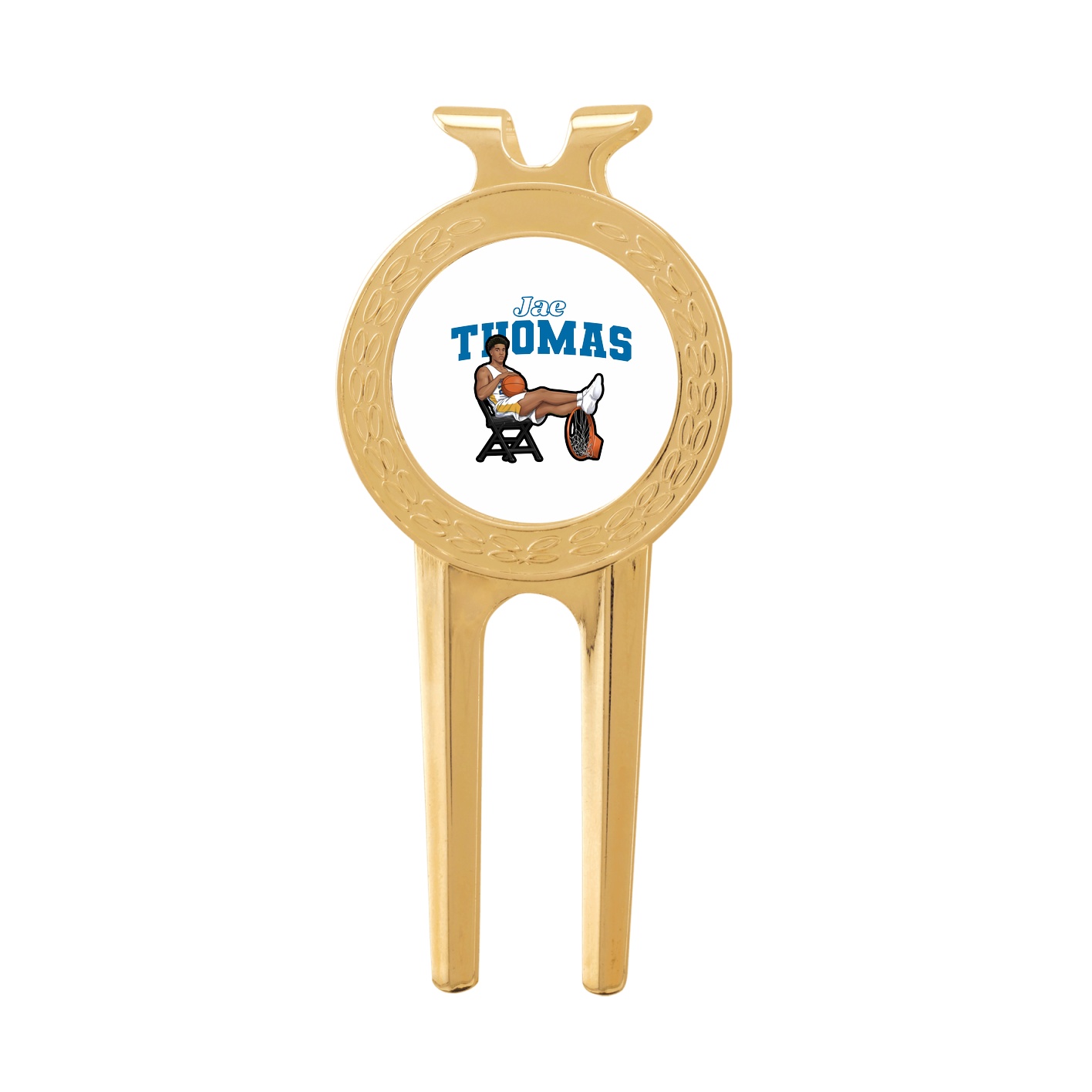Divot Tool with Ball Marker — Name Arch in Classic