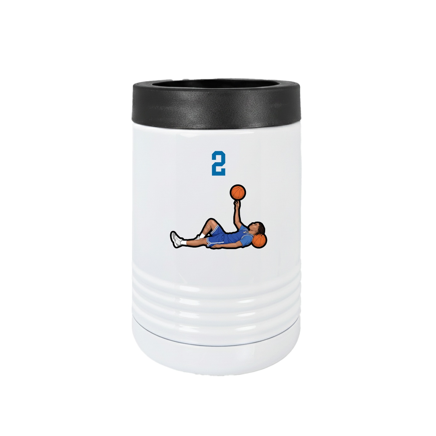 Beverage Holder — Number Top in White