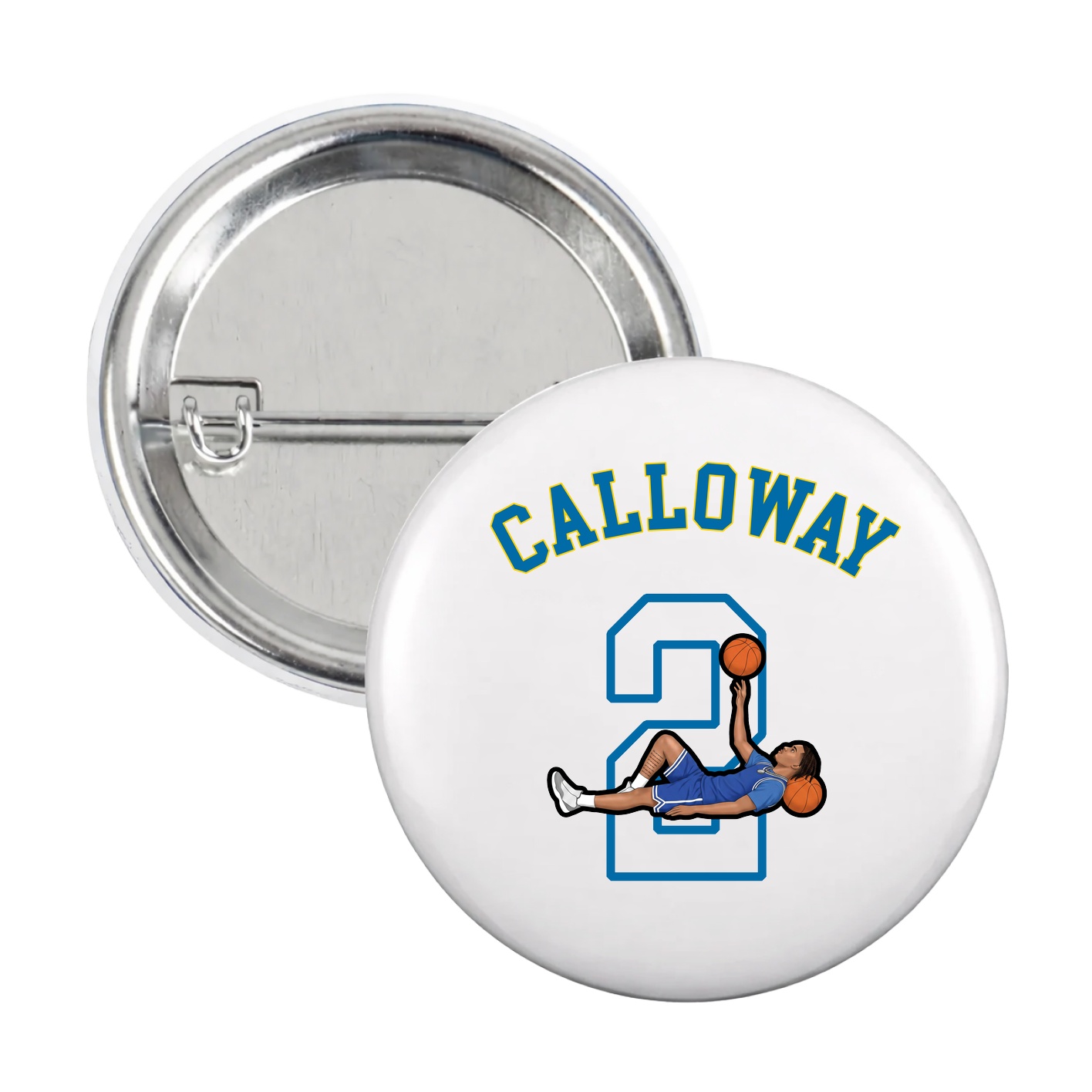 Game Day Button — Shirsey Arch in White
