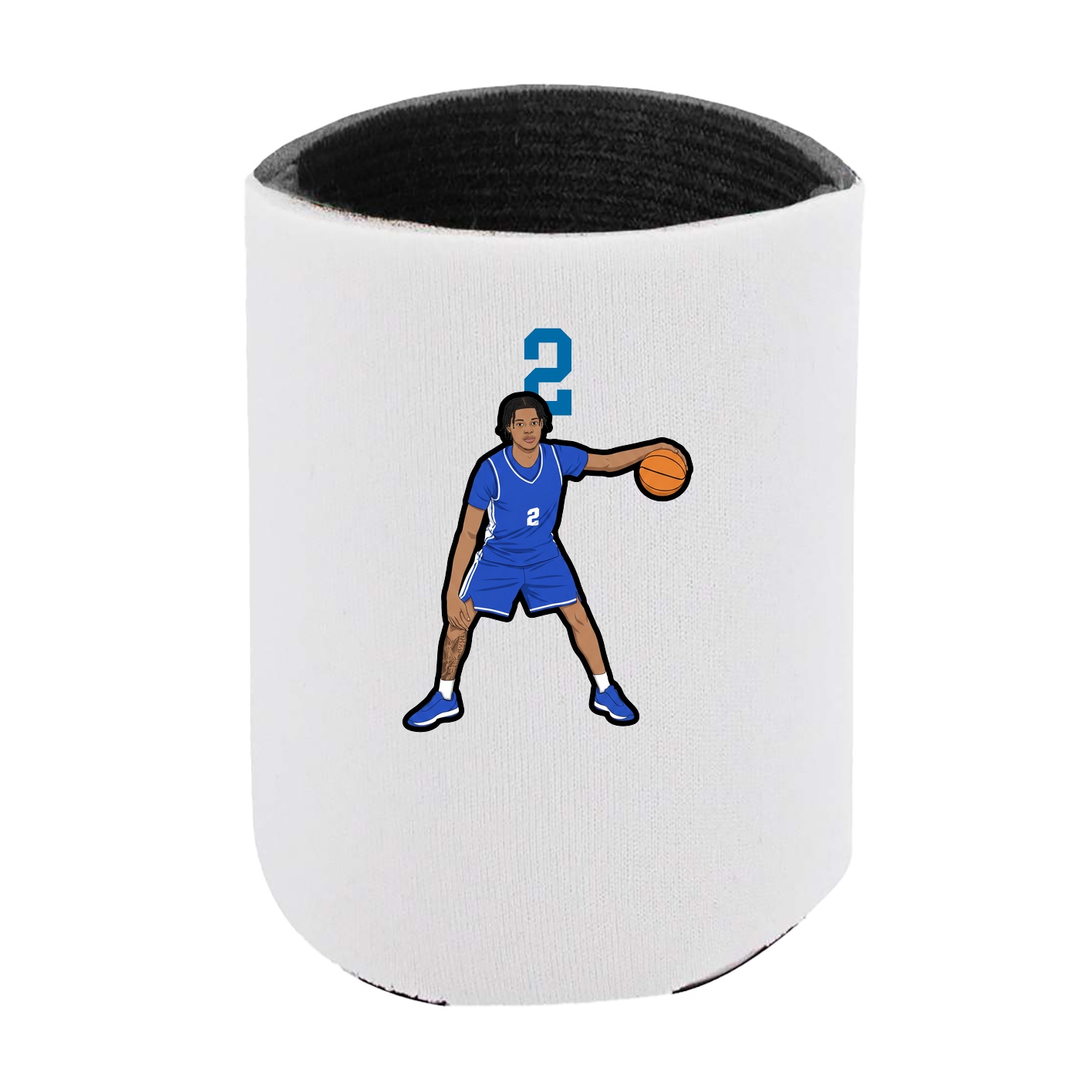 Can Holder — Number Top in White