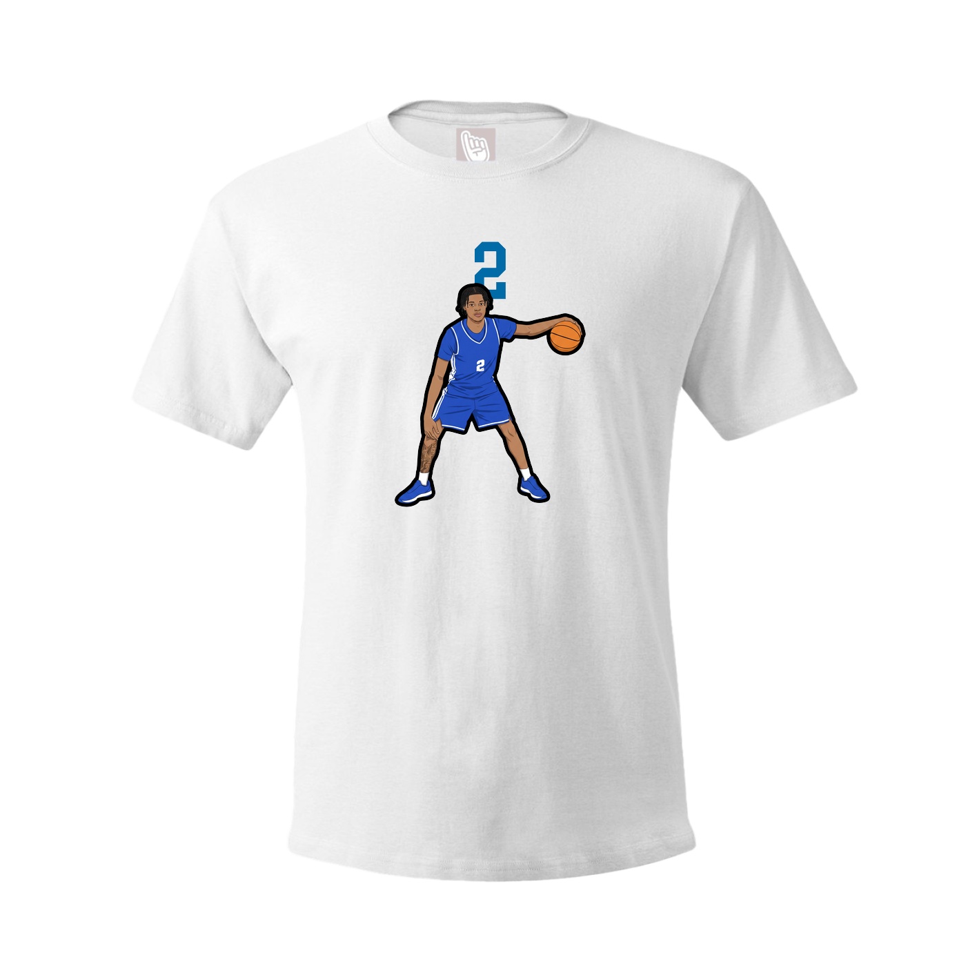 Tee — Number Top in White