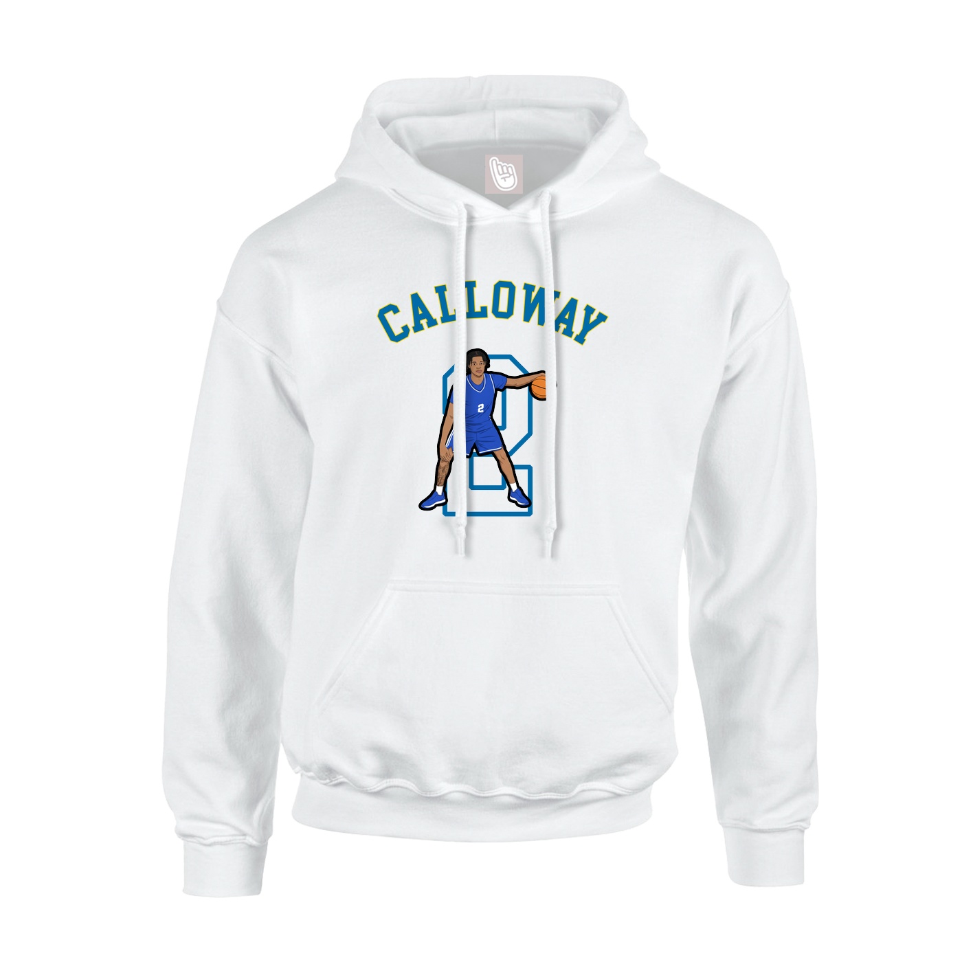 Youth Hoodie — Shirsey Arch in White