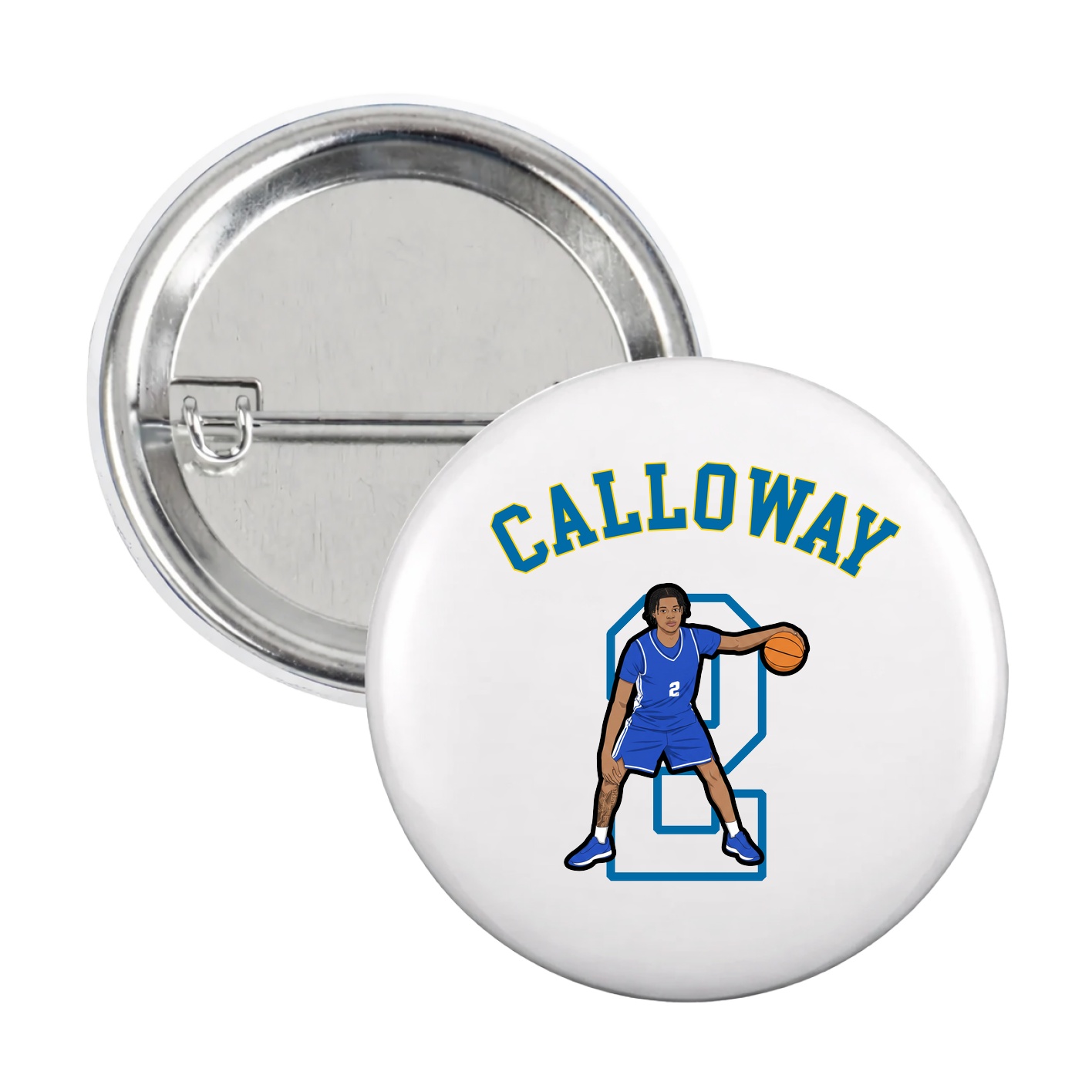 Game Day Button — Shirsey Arch in White