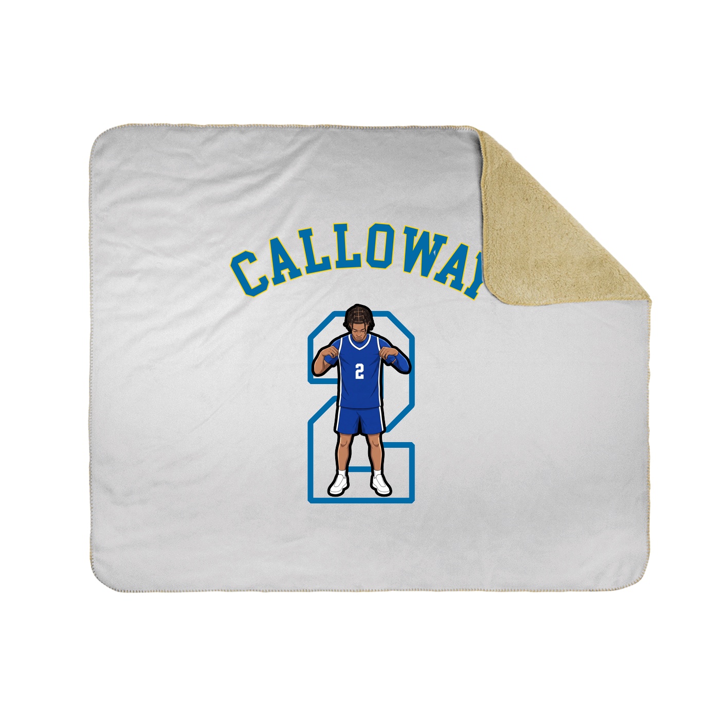 Throw Blanket — Shirsey Arch in White