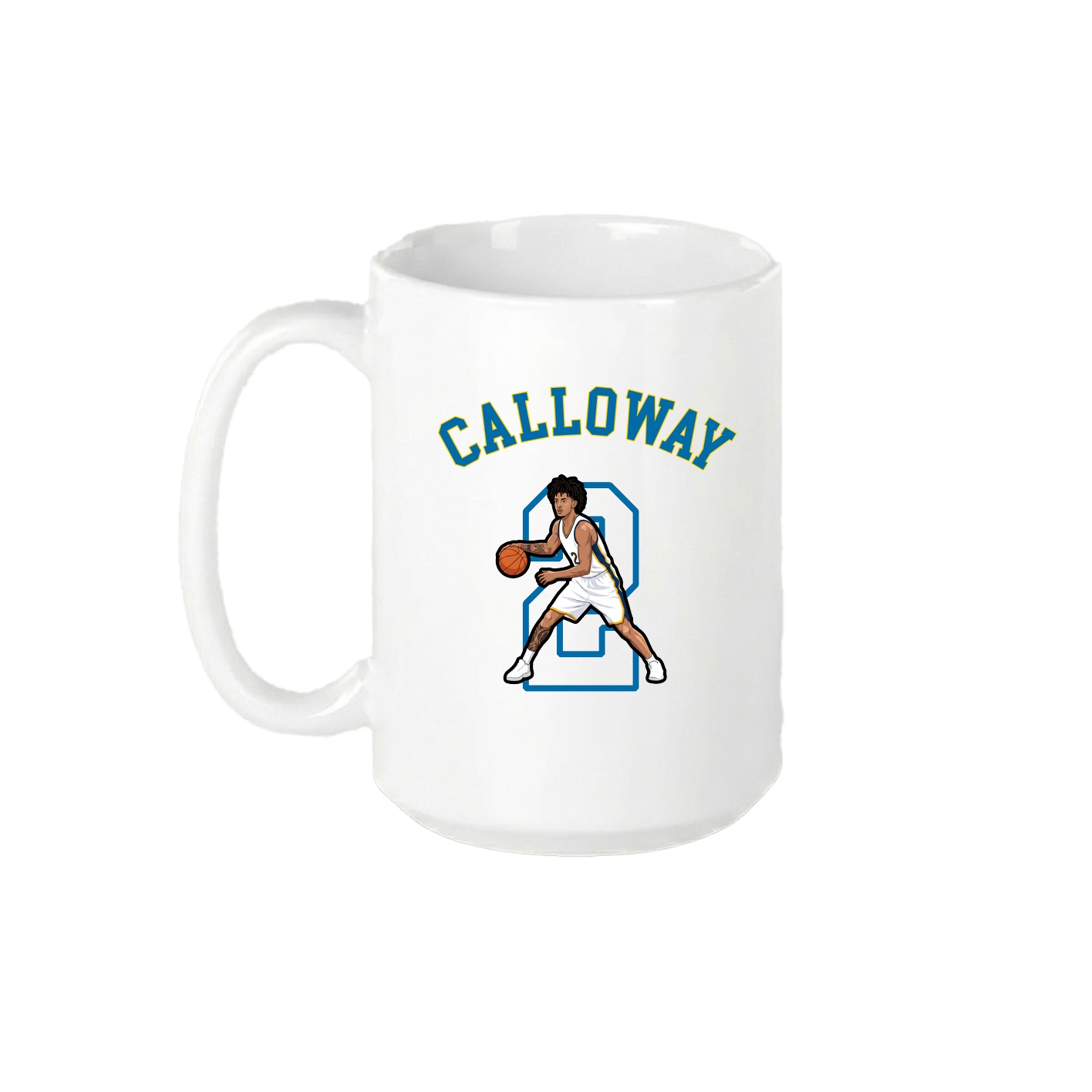 15oz Coffee Mug — Shirsey Arch in White