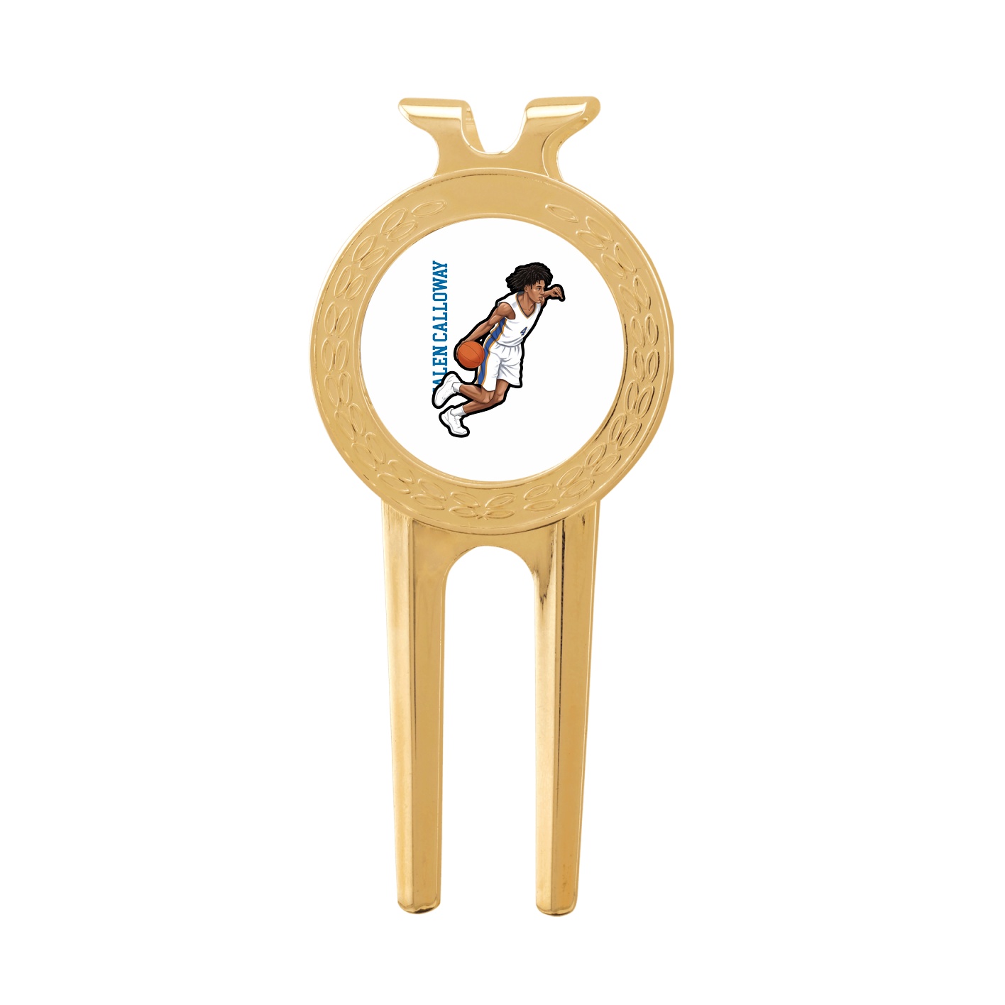 Divot Tool with Ball Marker — Name Vertical in Classic