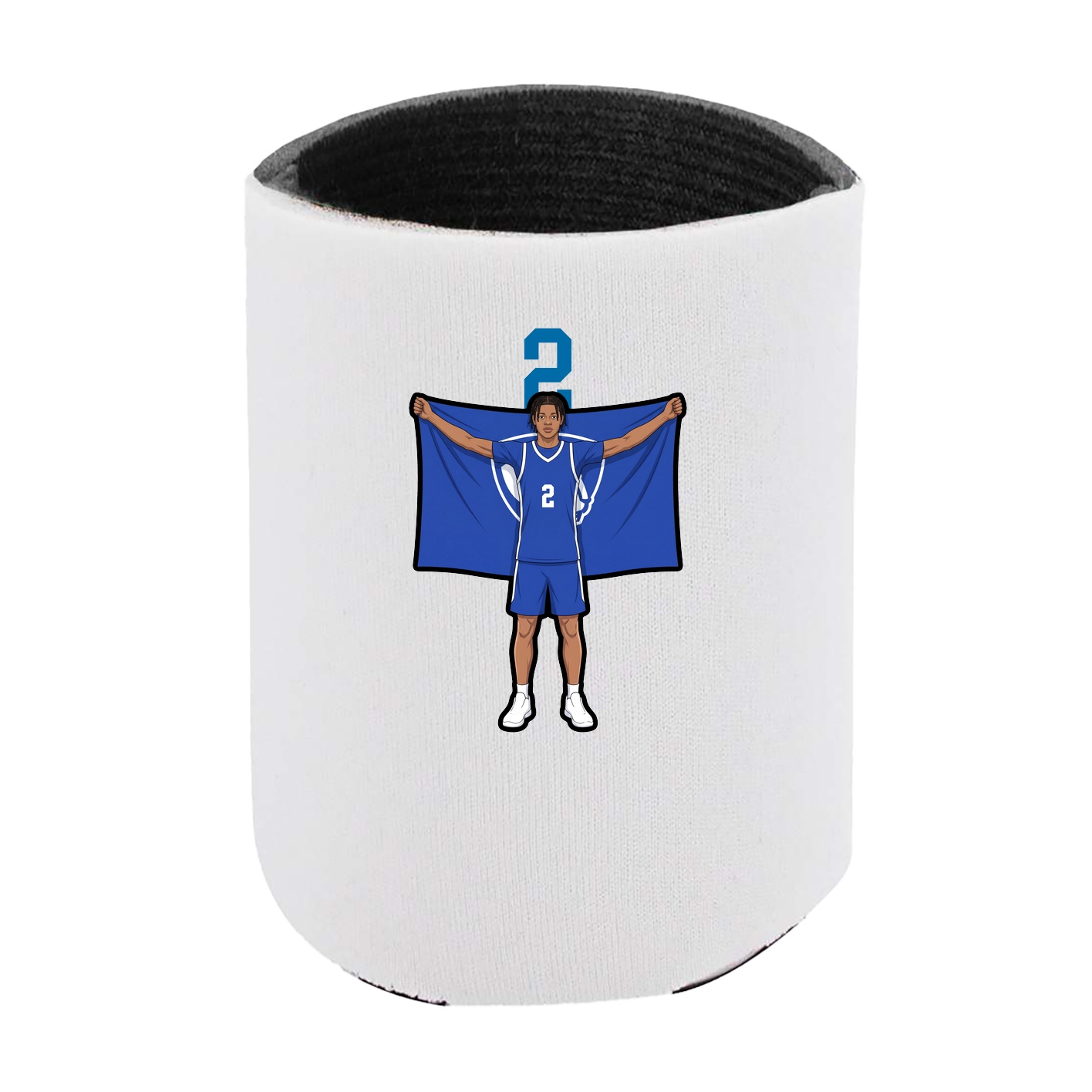 Can Holder — Number Top in White