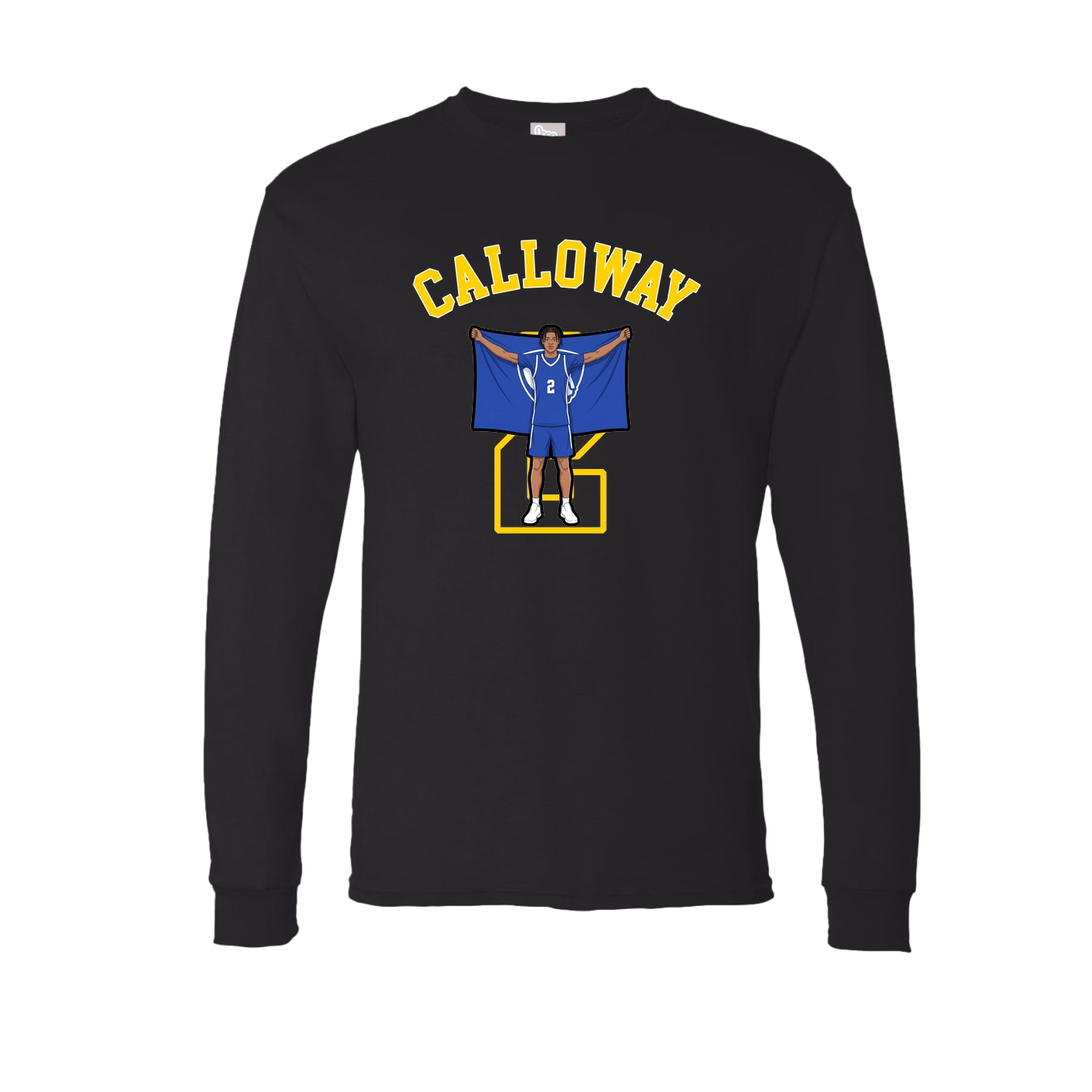 Long Sleeve Tee — Shirsey Arch in Black