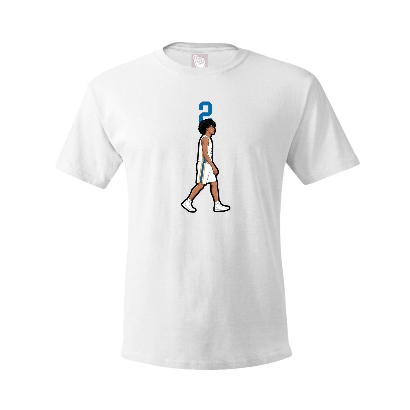 Tee — Number Top in White