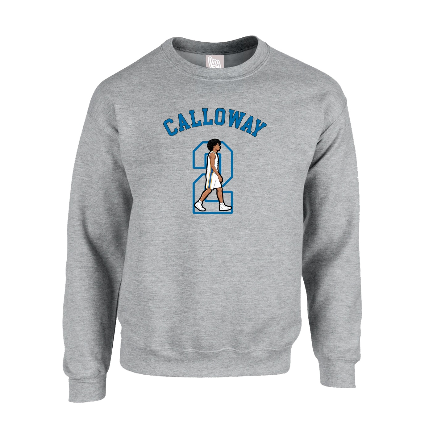 Fleece Crew — Shirsey Arch in Grey