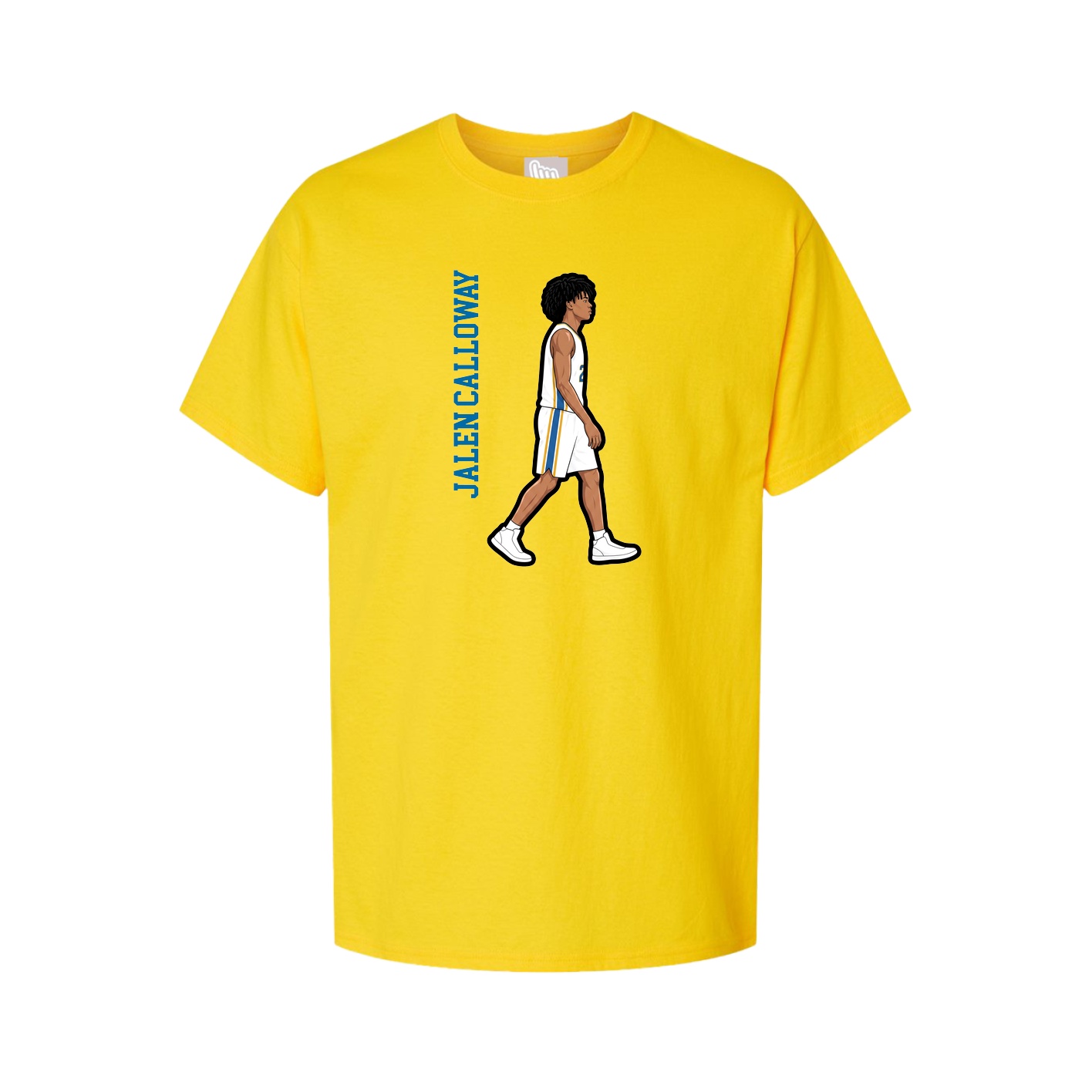 Tee — Name Vertical in Gold