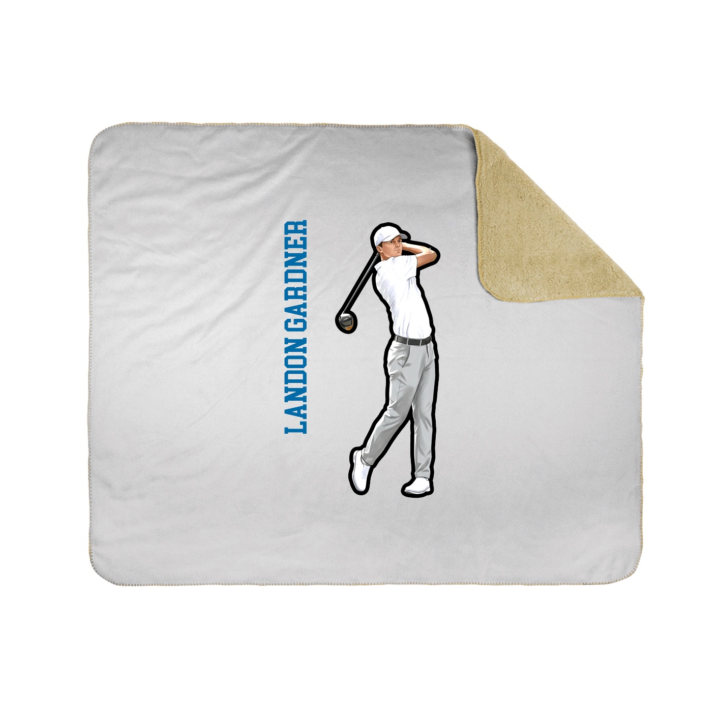 50x60 Sherpa Lined Throw Blanket