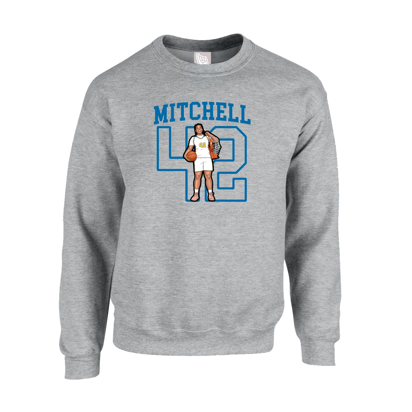 Fleece Crew — Shirsey in Grey
