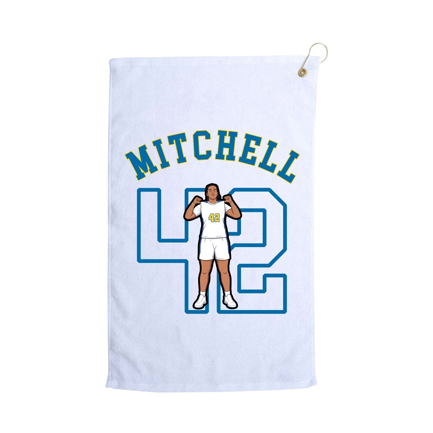 Golf Towel — Shirsey Arch in White