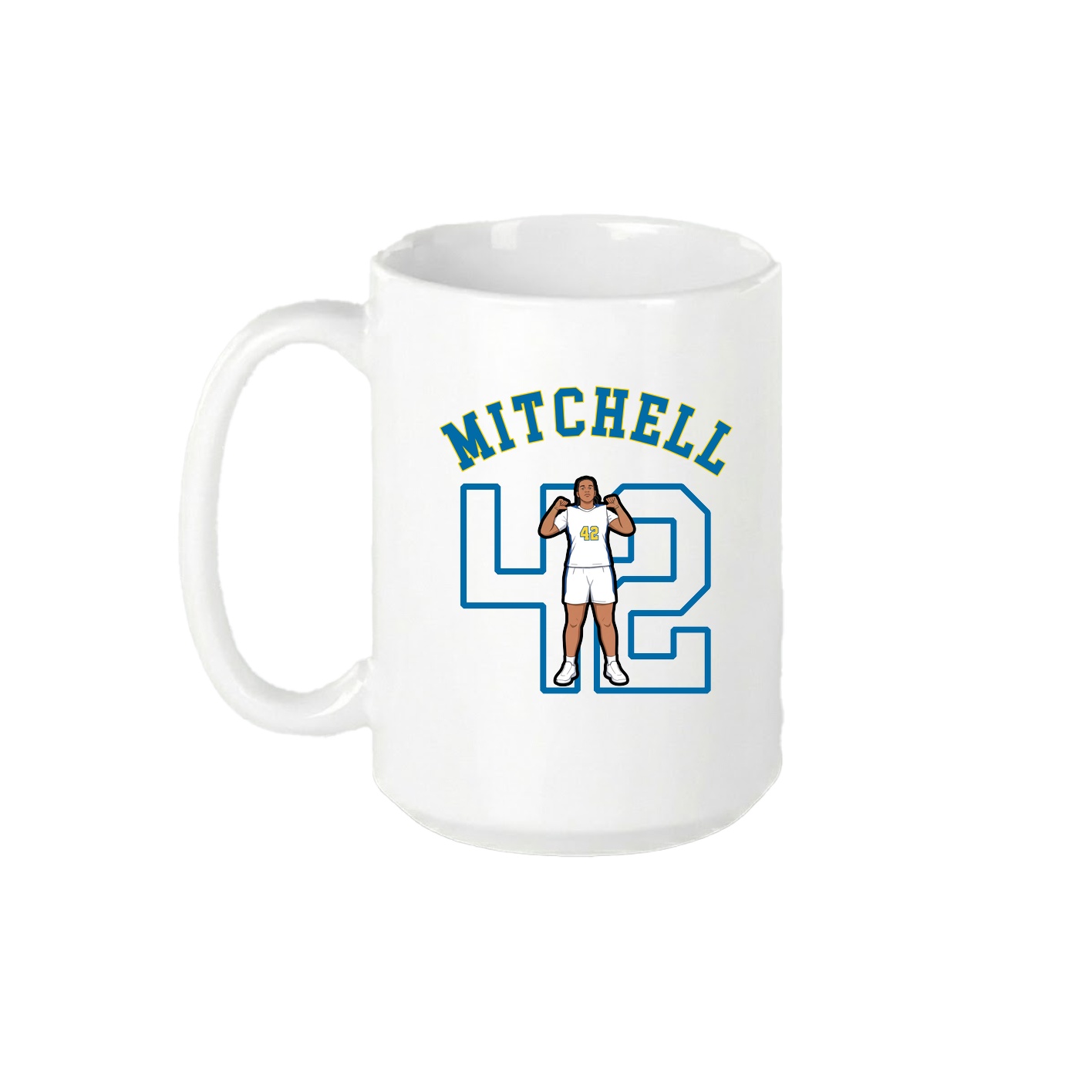 15oz Coffee Mug — Shirsey Arch in White
