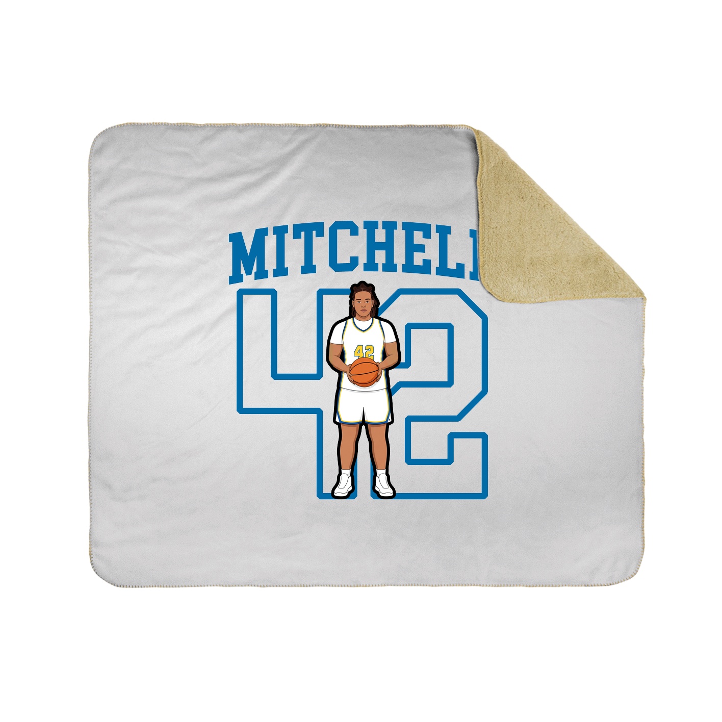 Throw Blanket — Shirsey in White