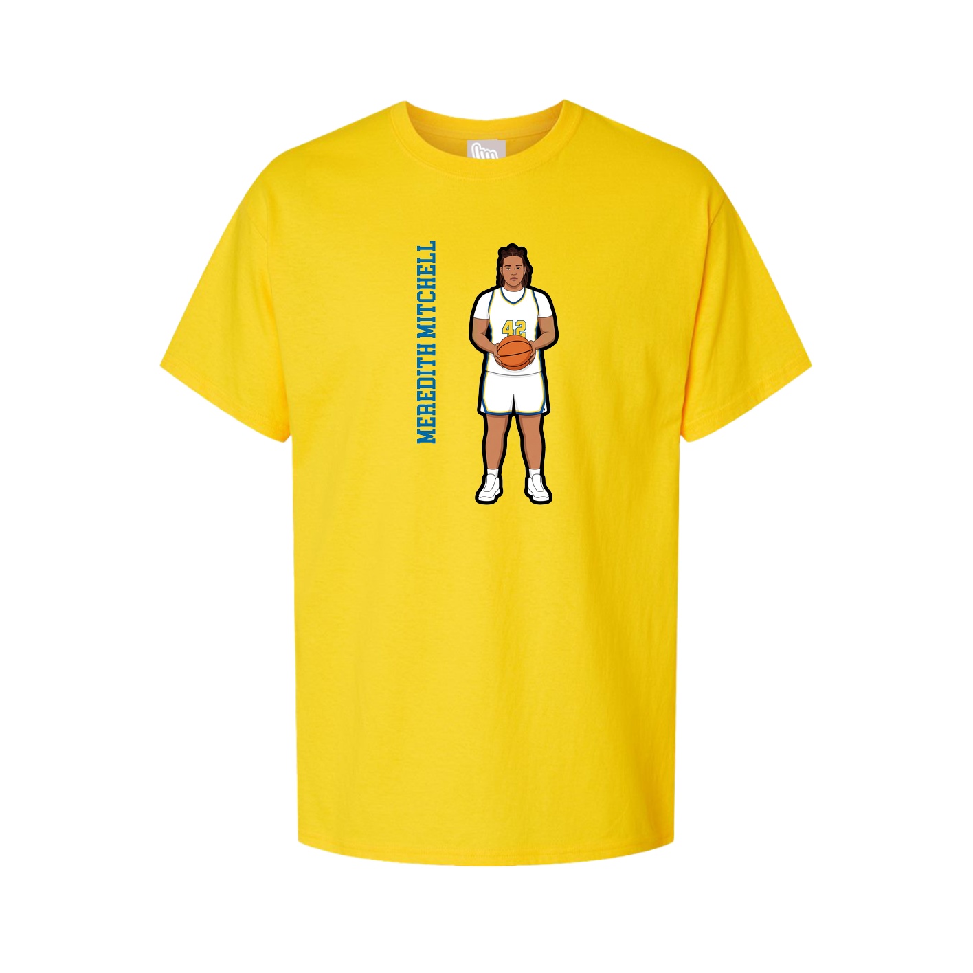 Tee — Name Vertical in Gold