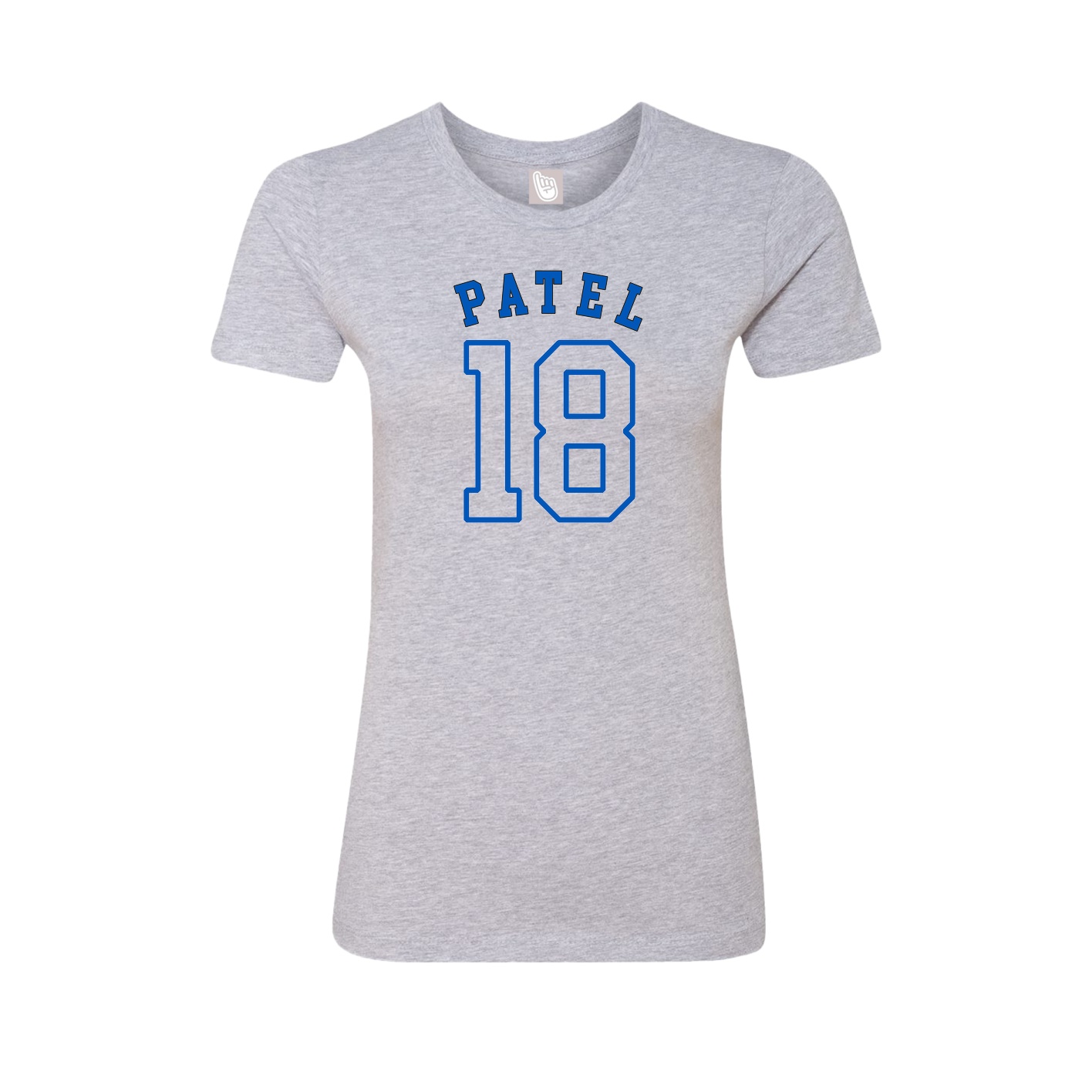 Fitted Women's Tee — Shirsey Arch in Grey