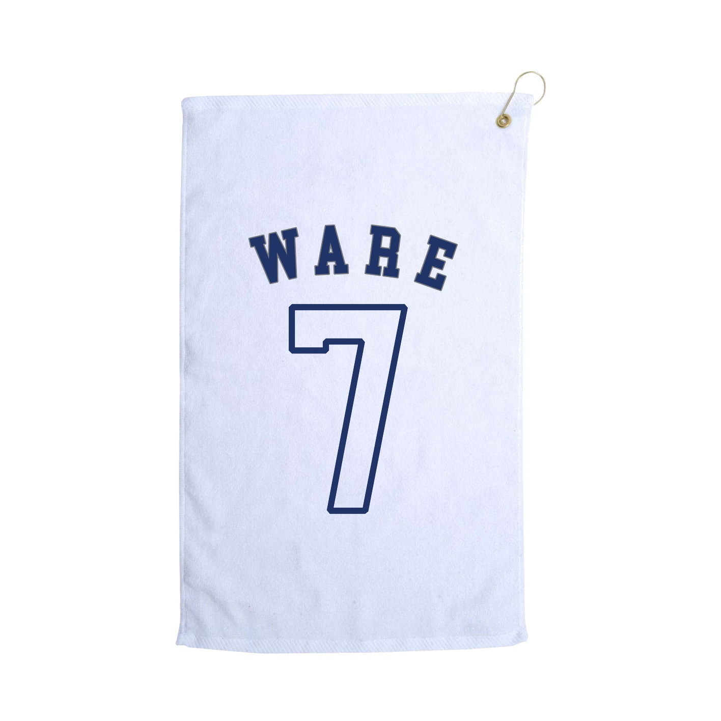 Golf Towel — Shirsey Arch in White