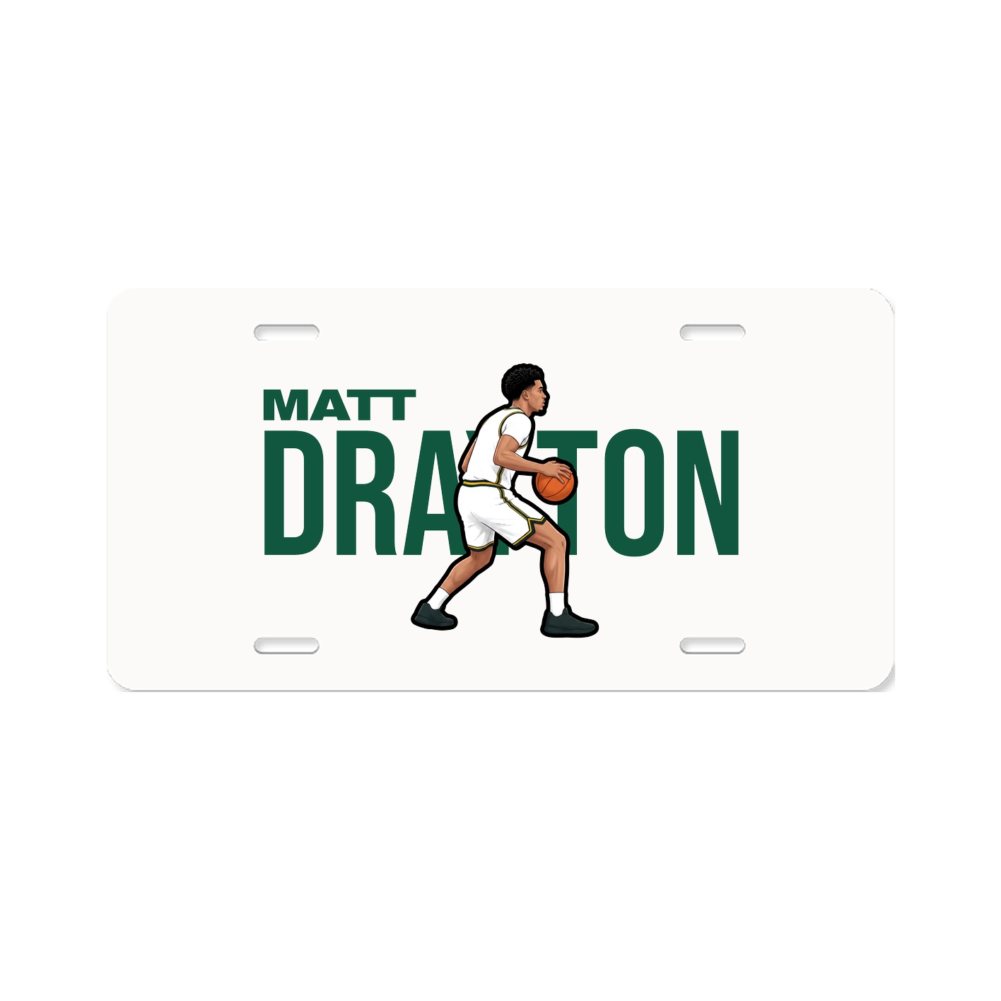 License Plate — Player Name in Classic