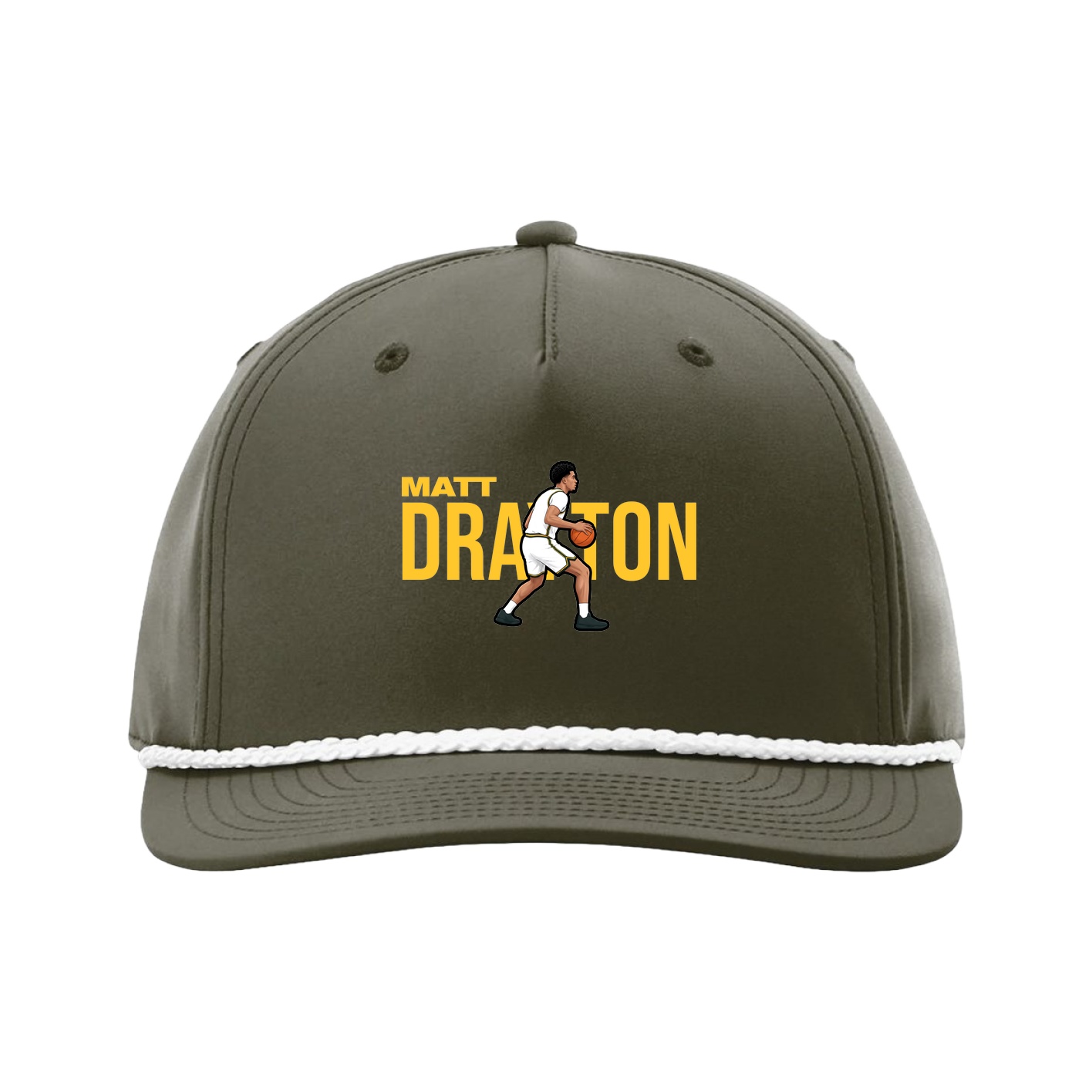 Five-Panel Classic Rope Cap — Player Name in Green
