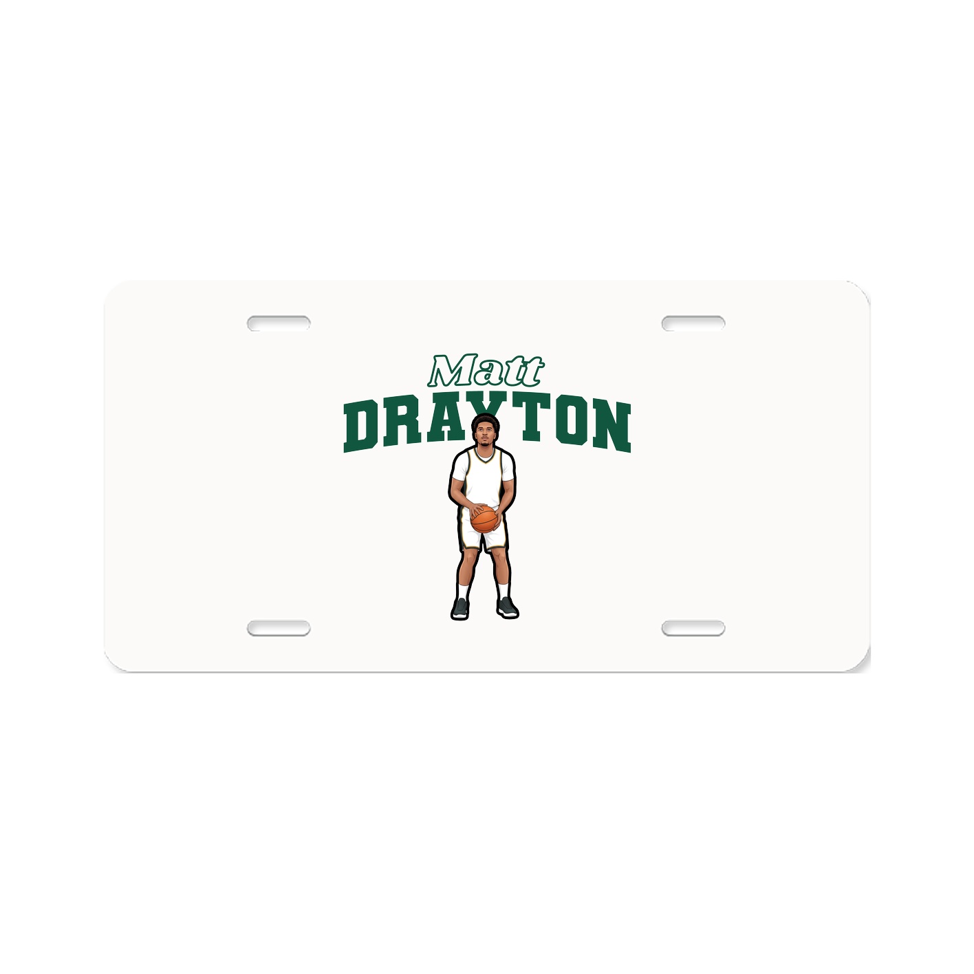 License Plate — Name Arch in Classic
