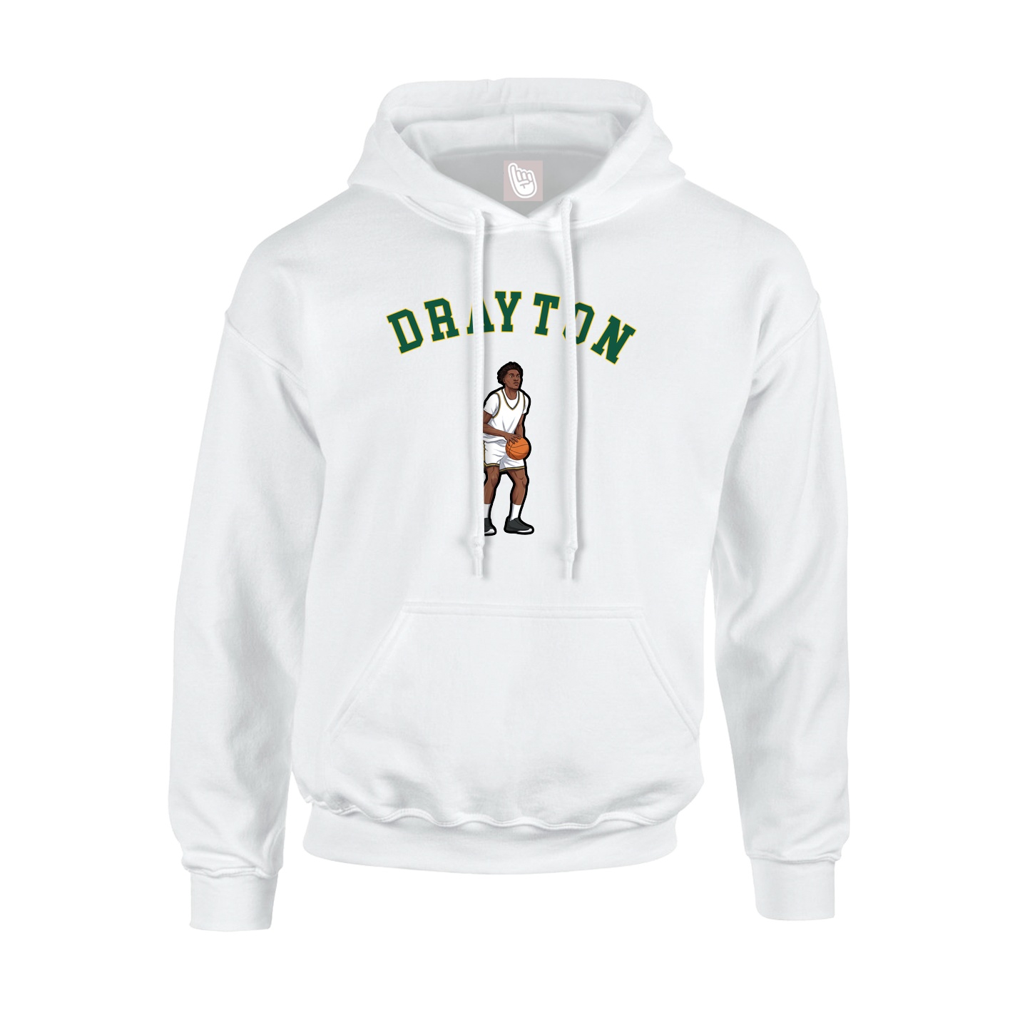 Youth Hoodie — Shirsey Arch in White