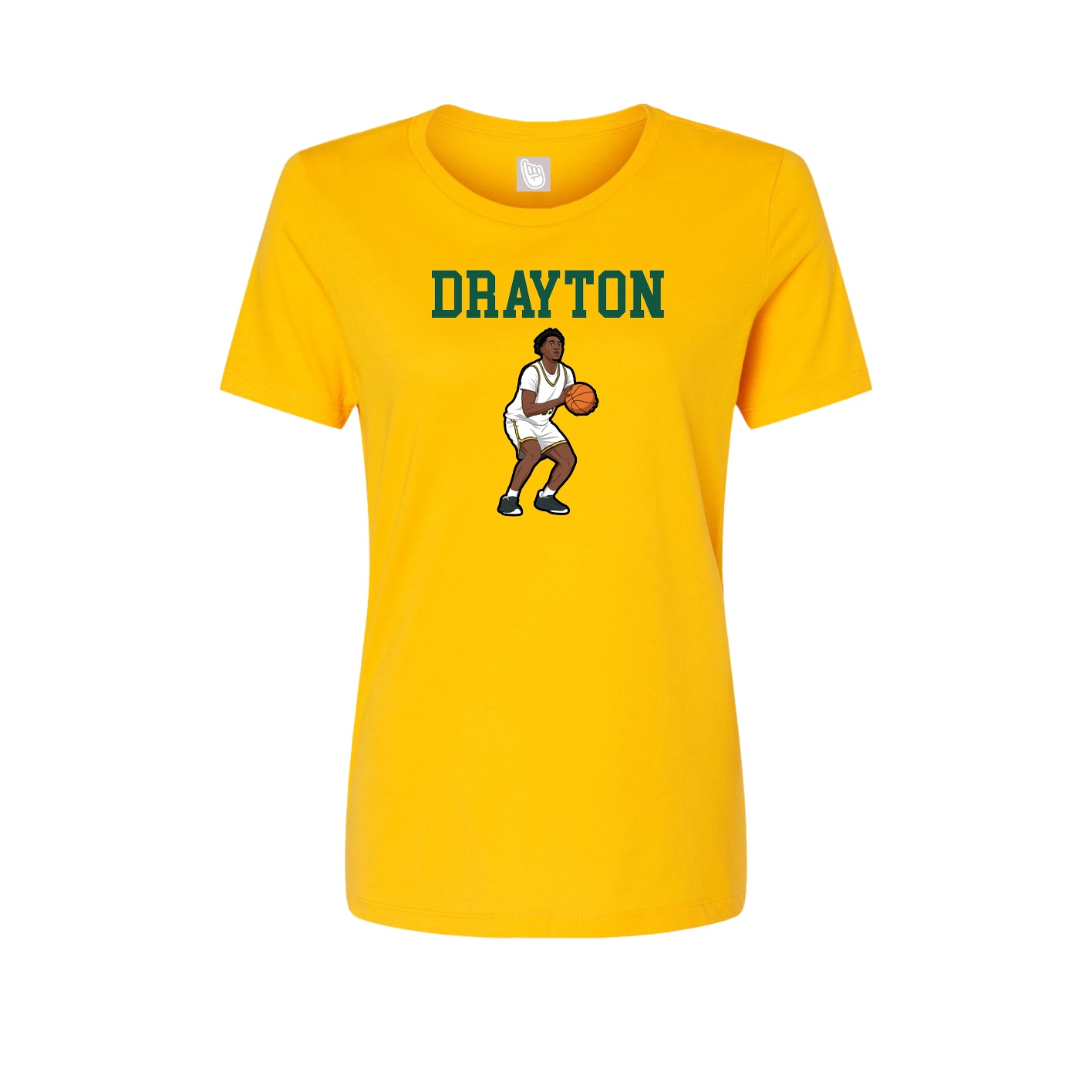 Fitted Women's Tee — Shirsey in Gold